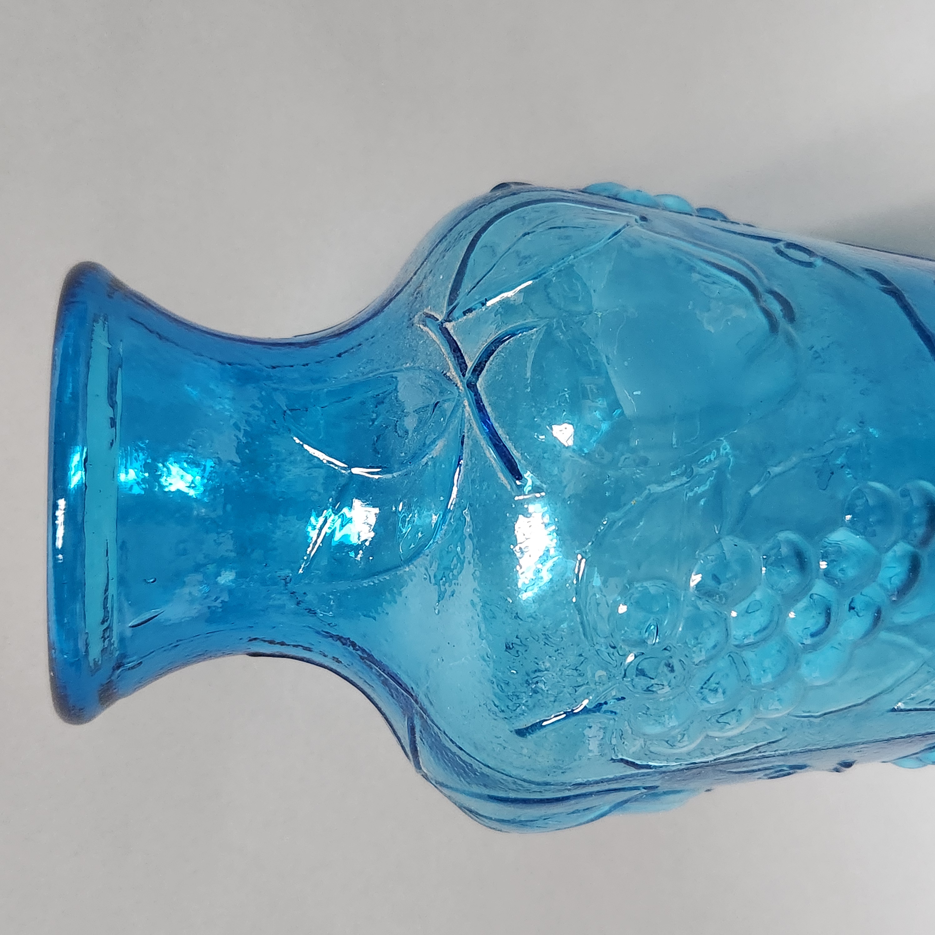 Empoli Blue Glass Fruit Vase