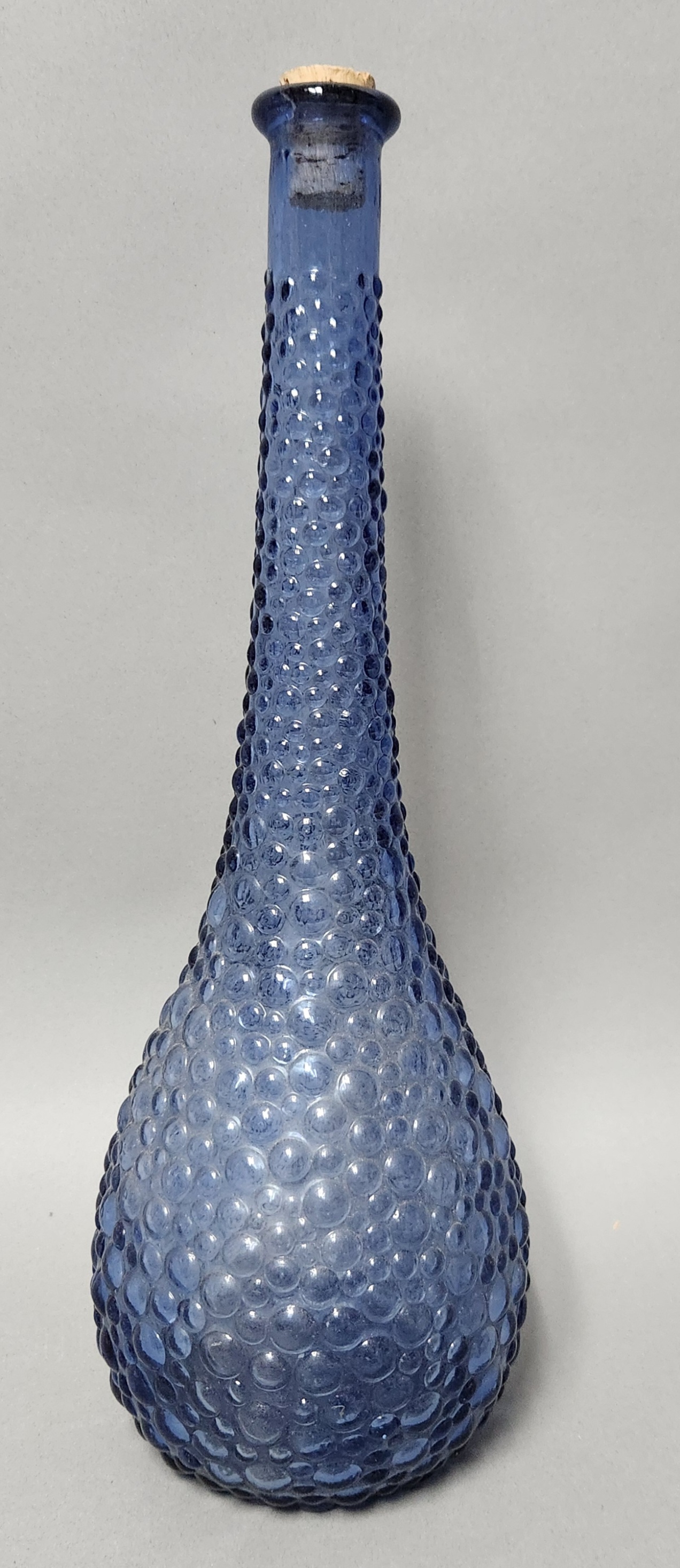 Empoli Blue Glass Bubble Decanter
