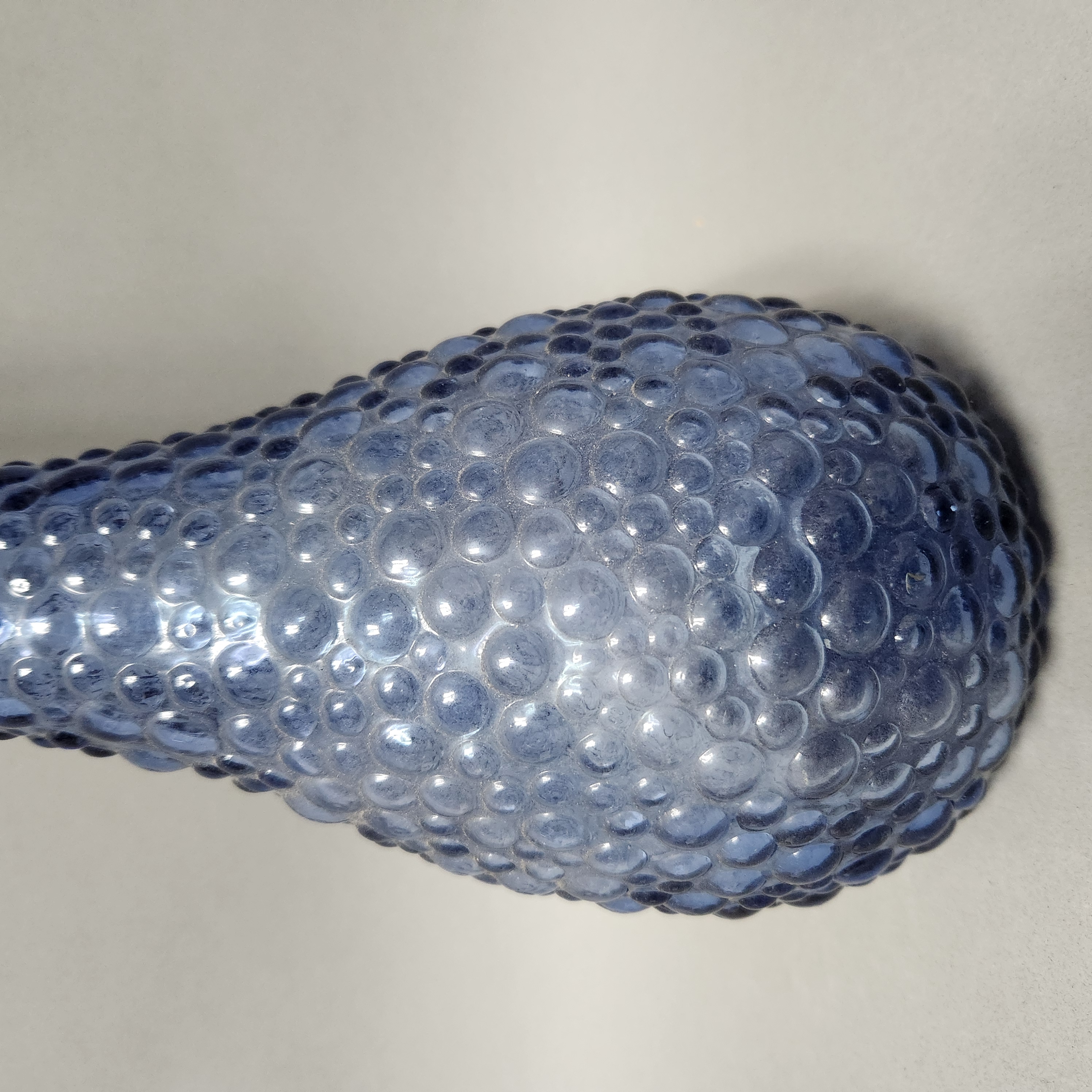 Empoli Blue Glass Bubble Decanter