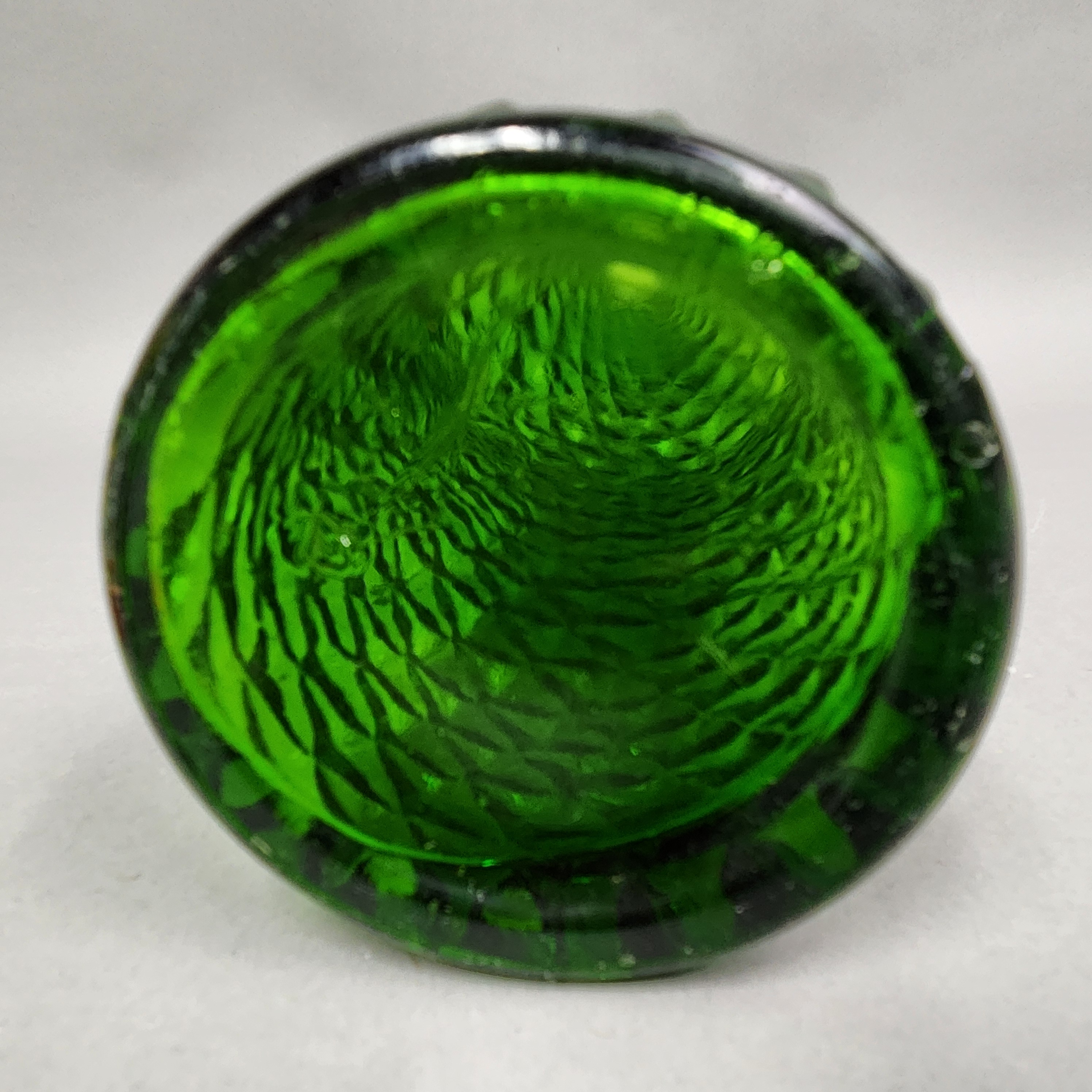 Empoli Green Diamond Point Bottle
