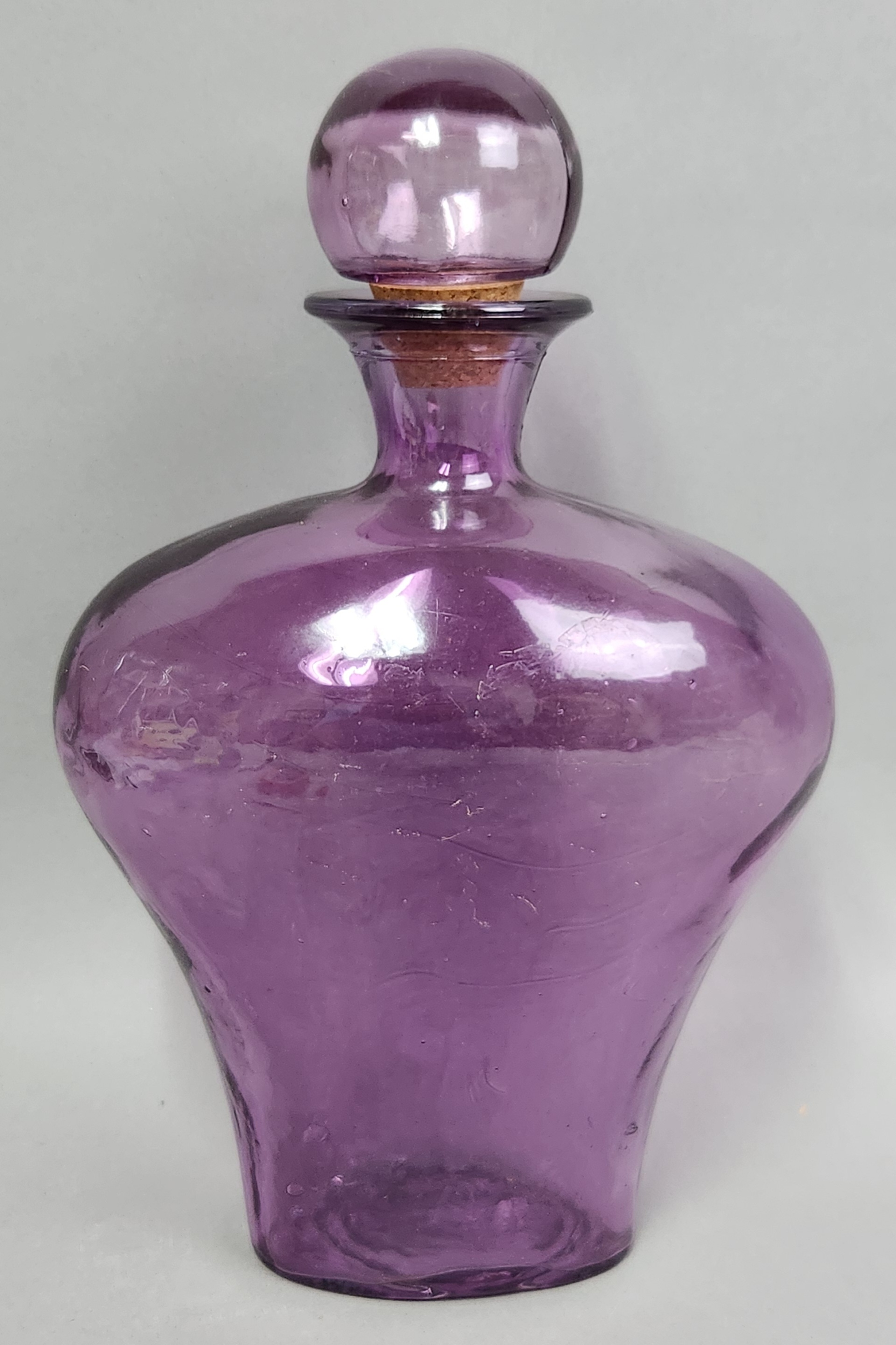 Vidrios San Miguel Amethyst Glass Decanter