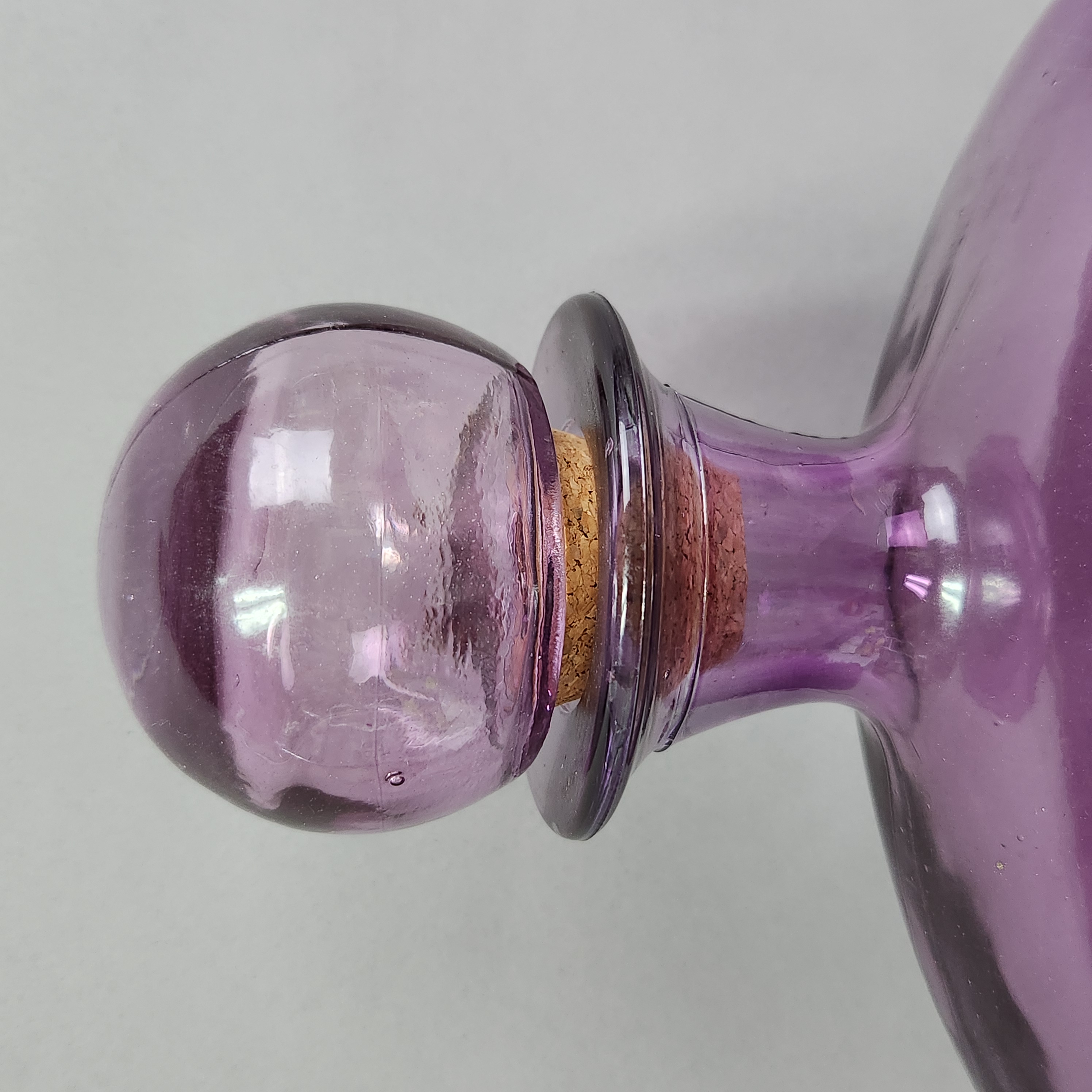 Vidrios San Miguel Amethyst Glass Decanter