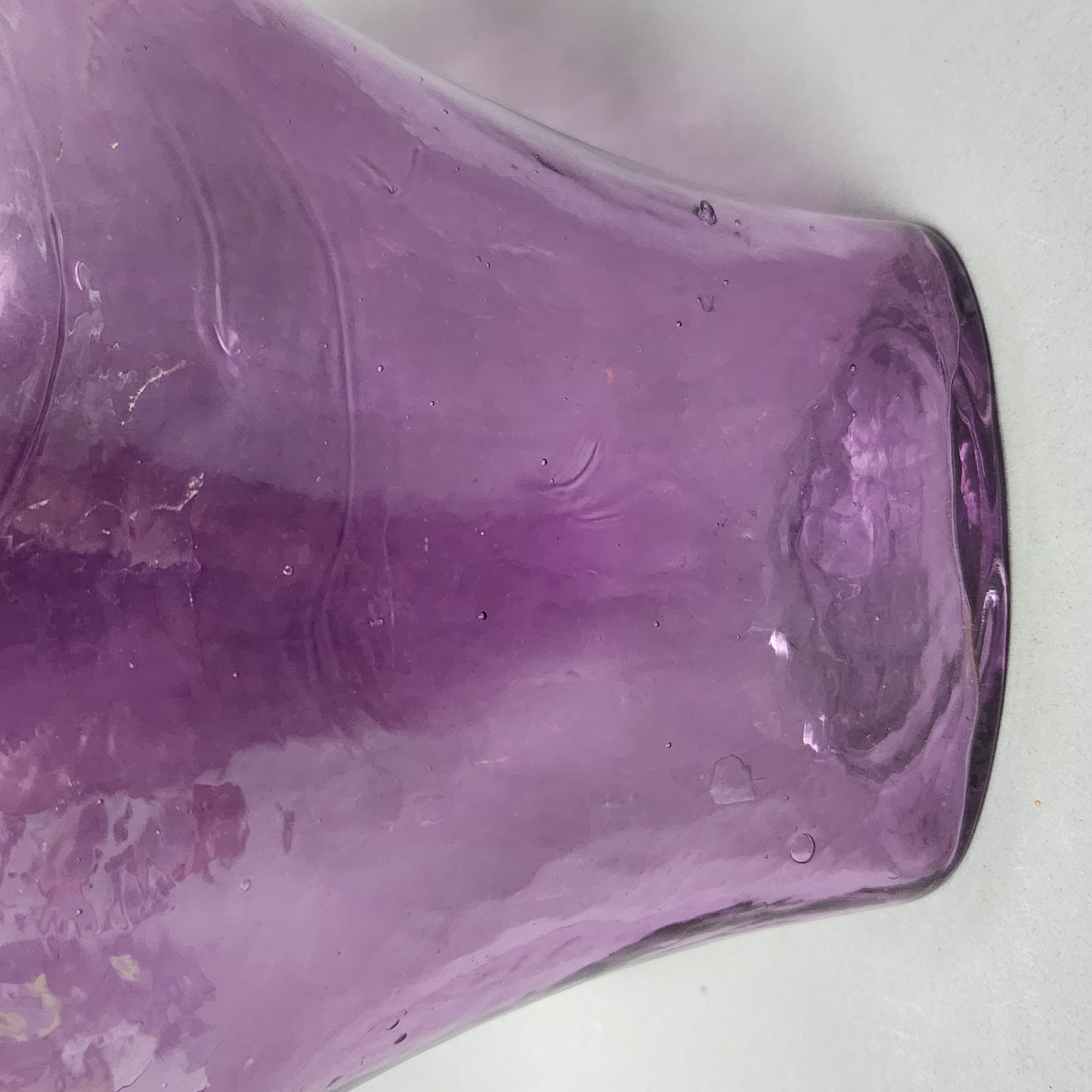 Vidrios San Miguel Amethyst Glass Decanter