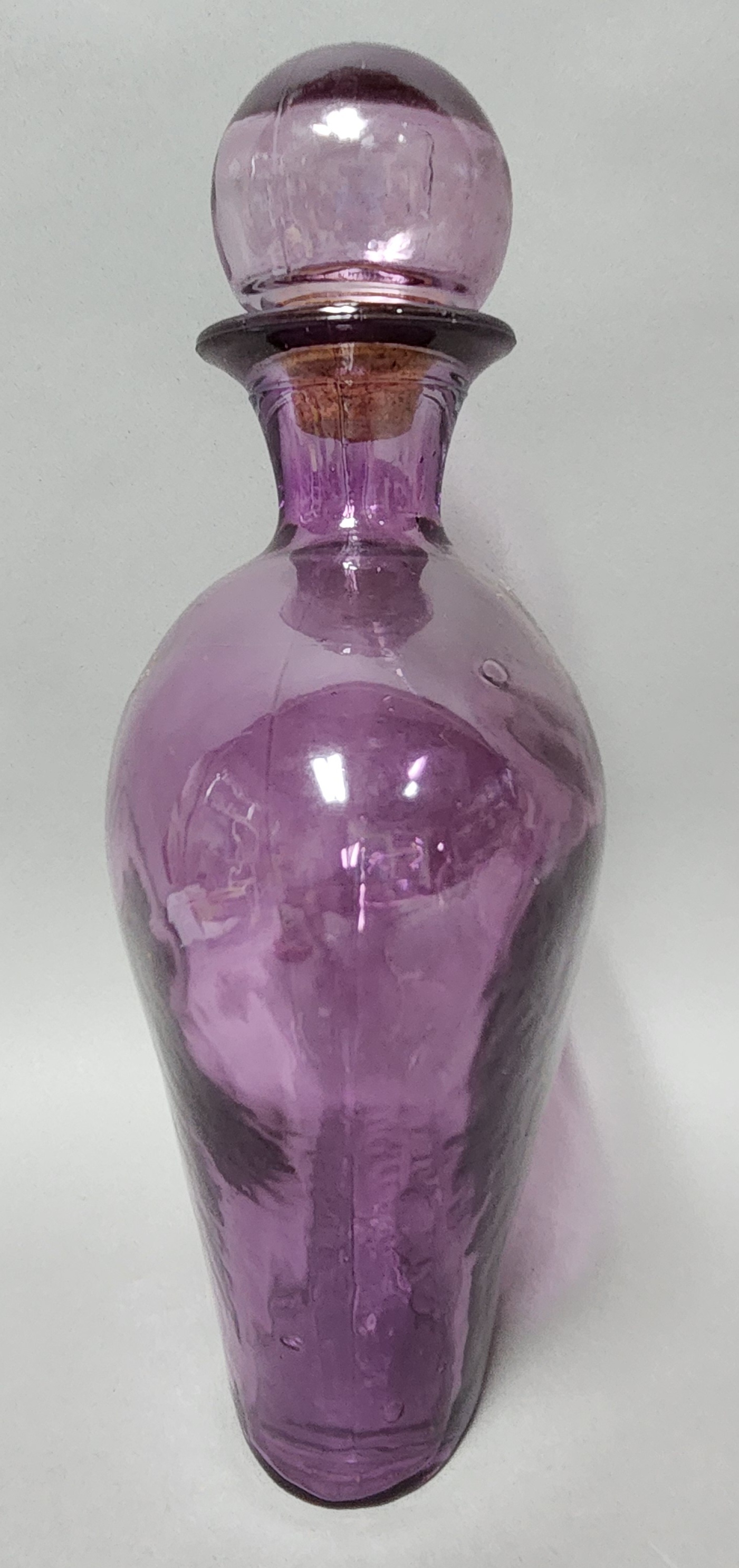Vidrios San Miguel Amethyst Glass Decanter