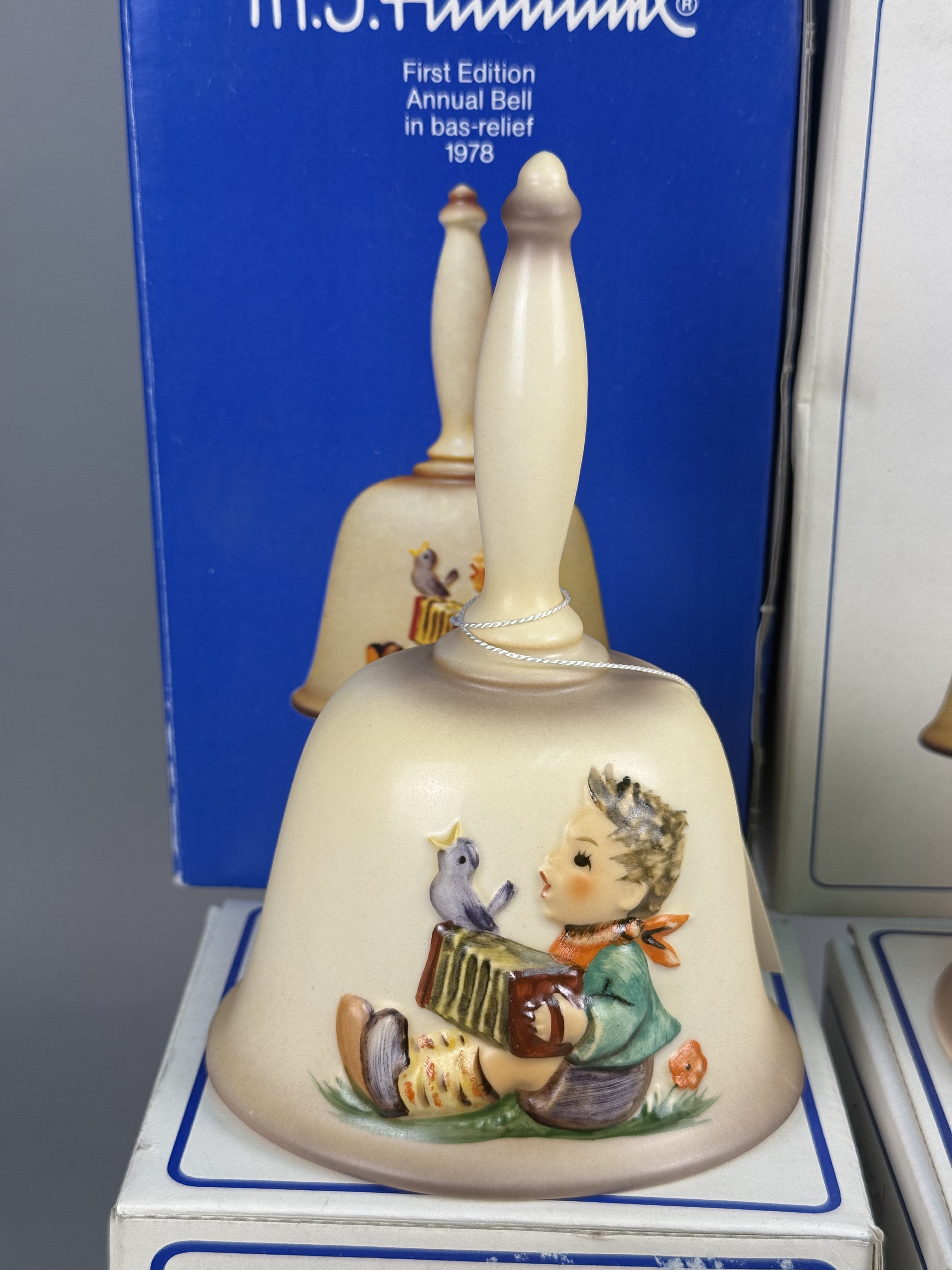 Four Goebel Hummel Annual Bells