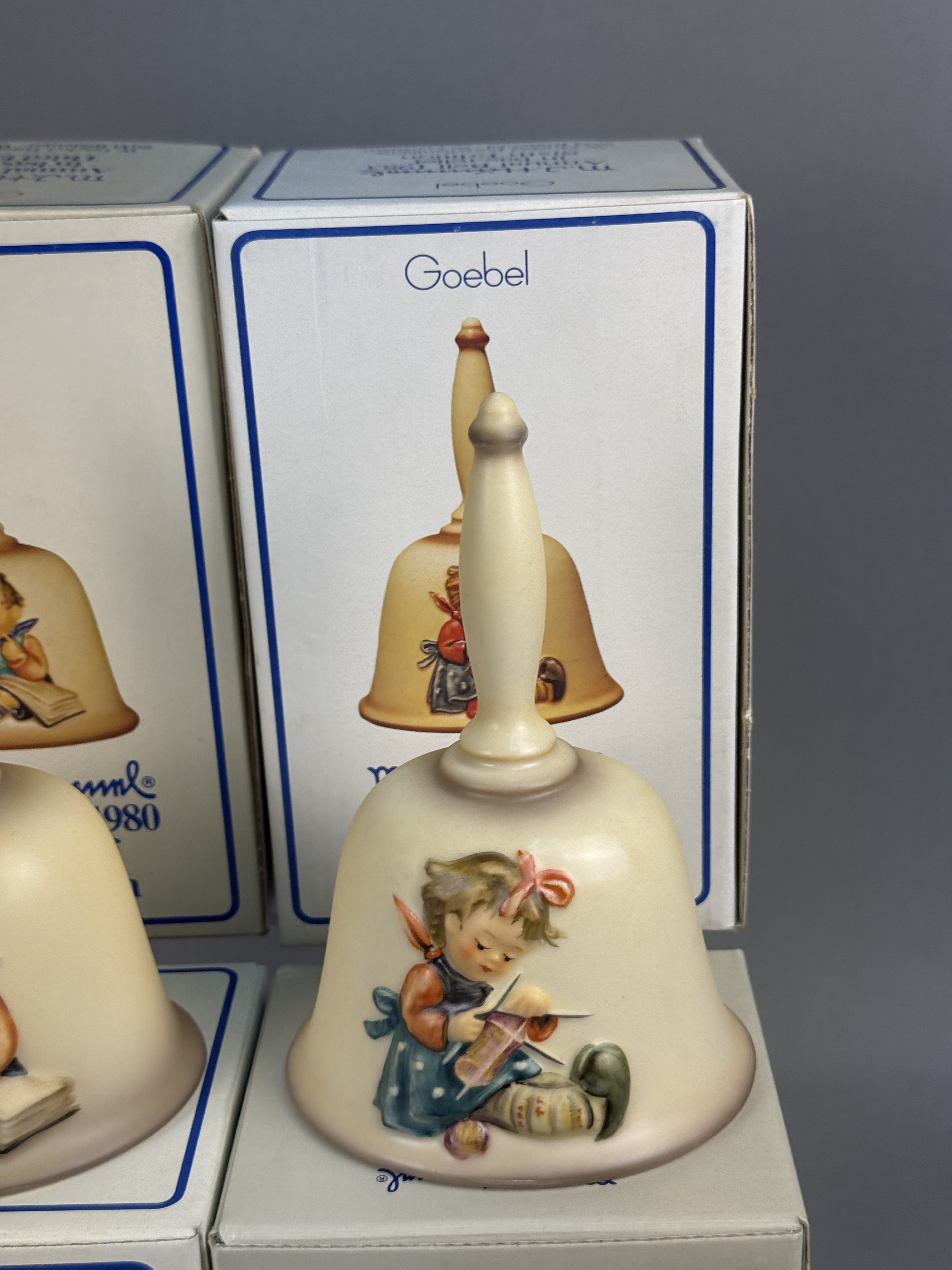 Four Goebel Hummel Annual Bells