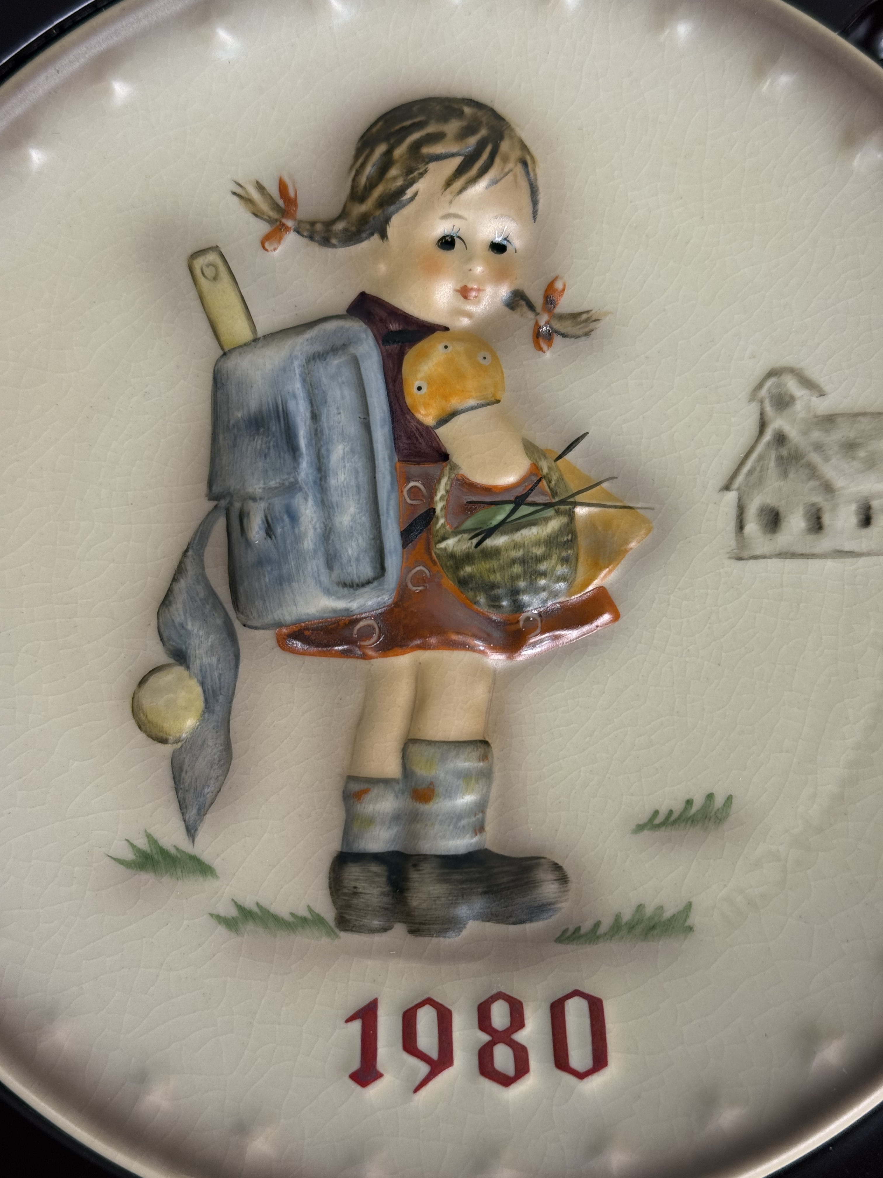 Three Goebel Hummel Annual Plates