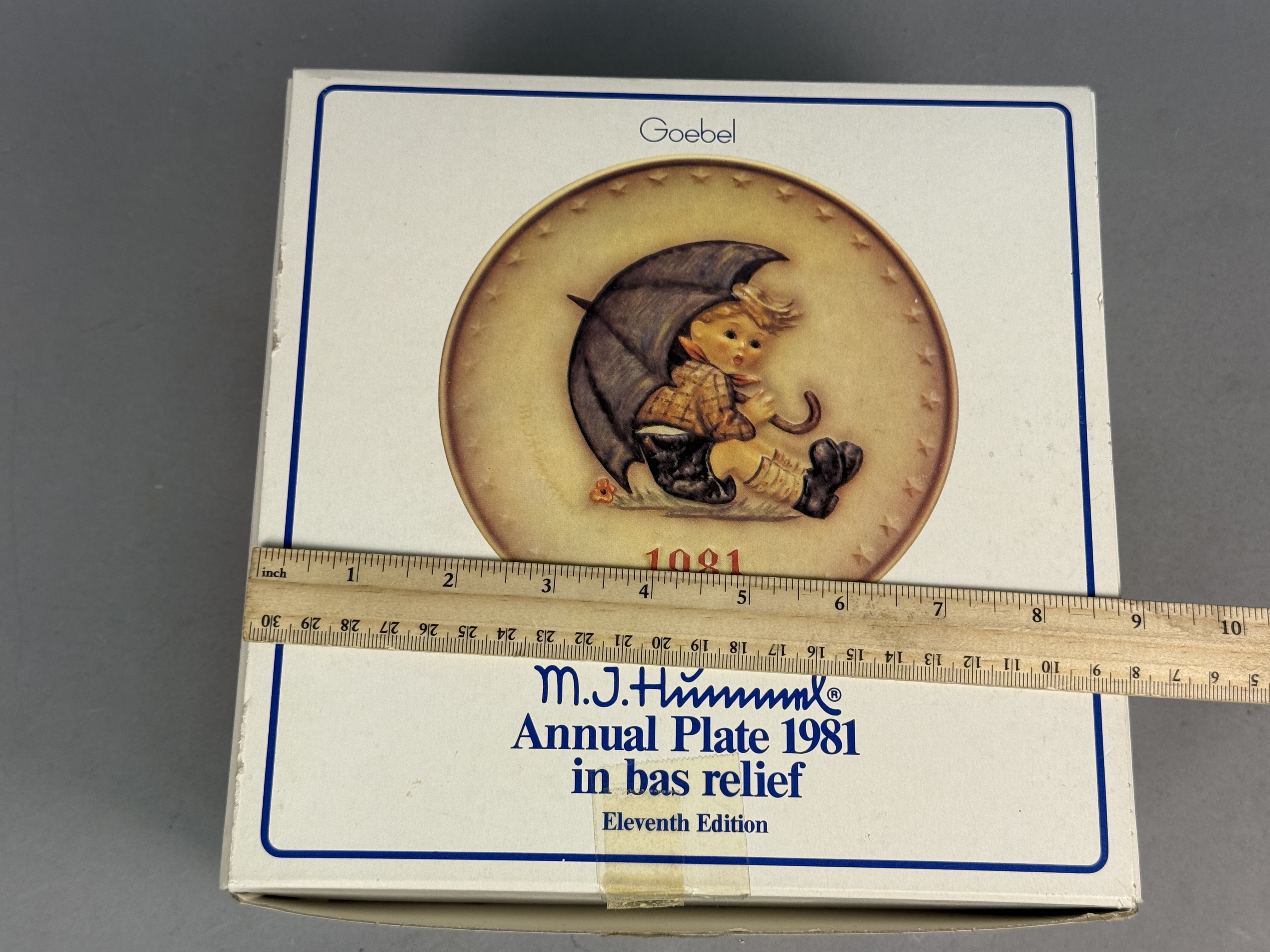 Three Goebel Hummel Annual Plates