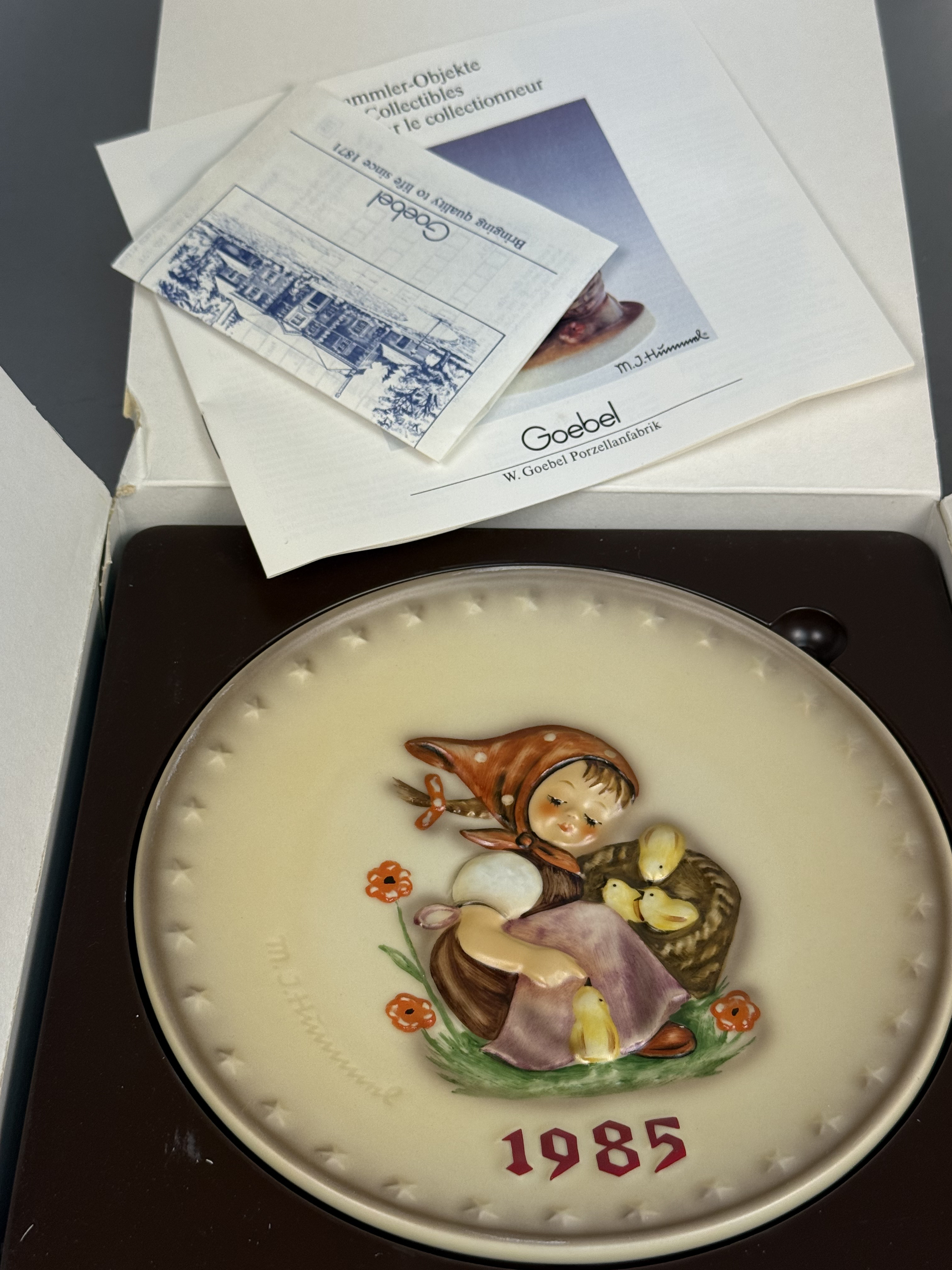 Three Goebel M.J. Hummel Annual Plates