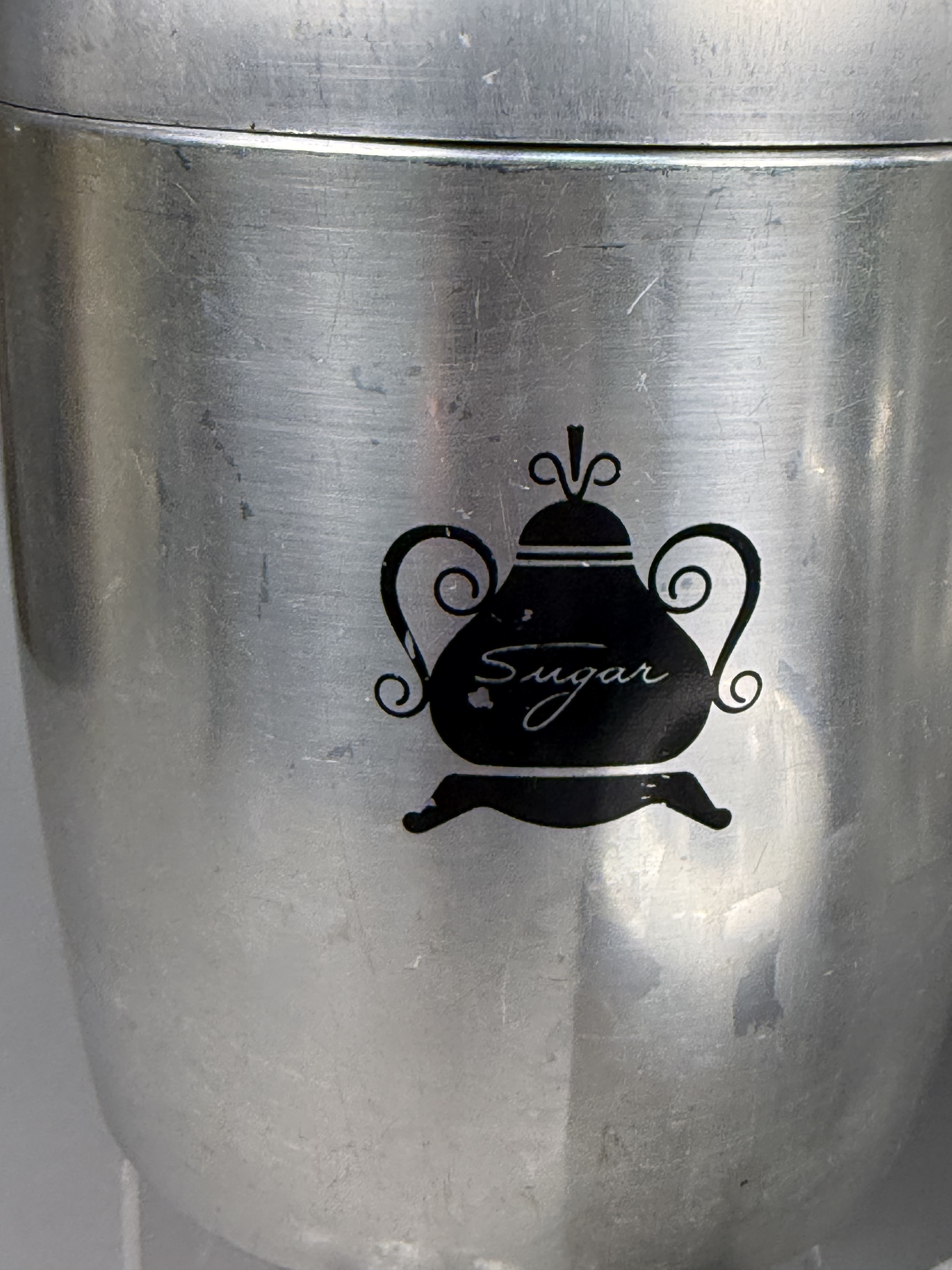 West Bend Mid-Century Aluminum Canisters