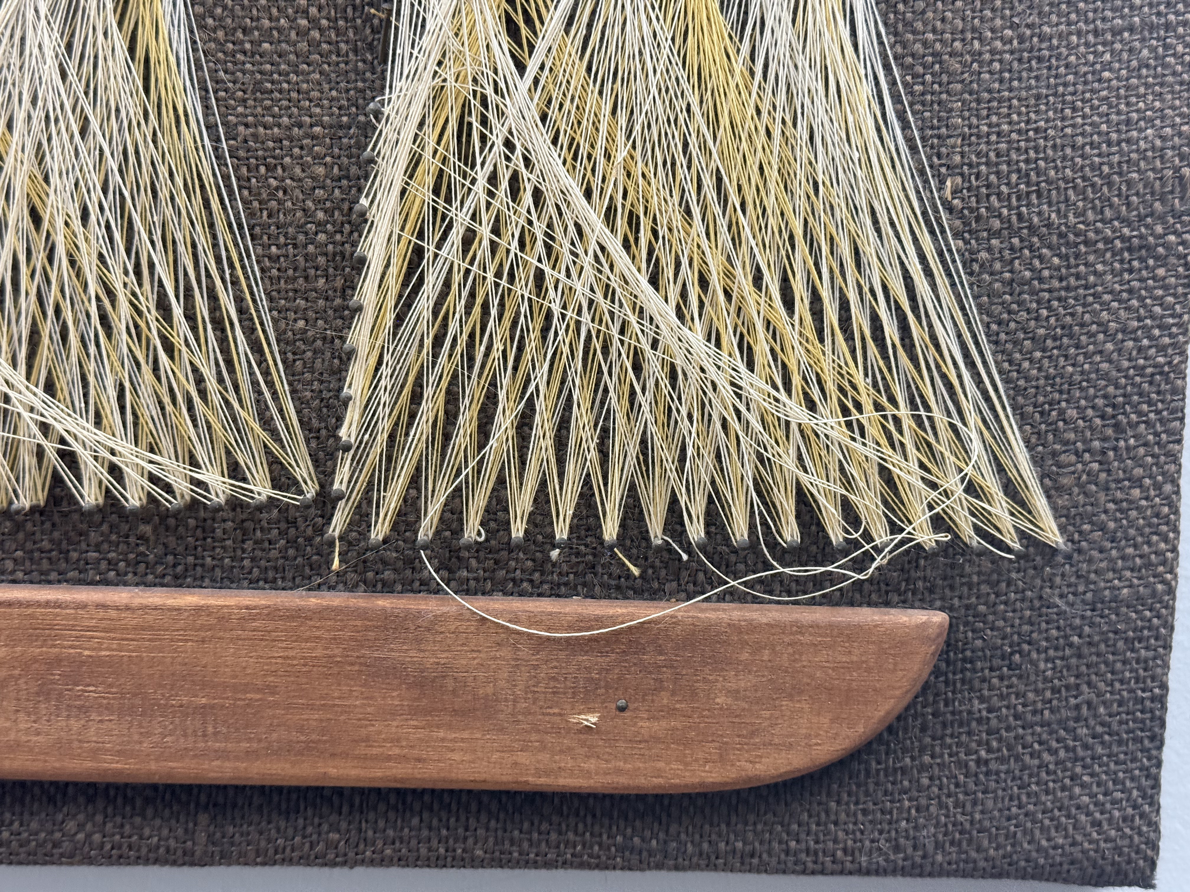 Mid-Century Modern 'Schooner' String Art
