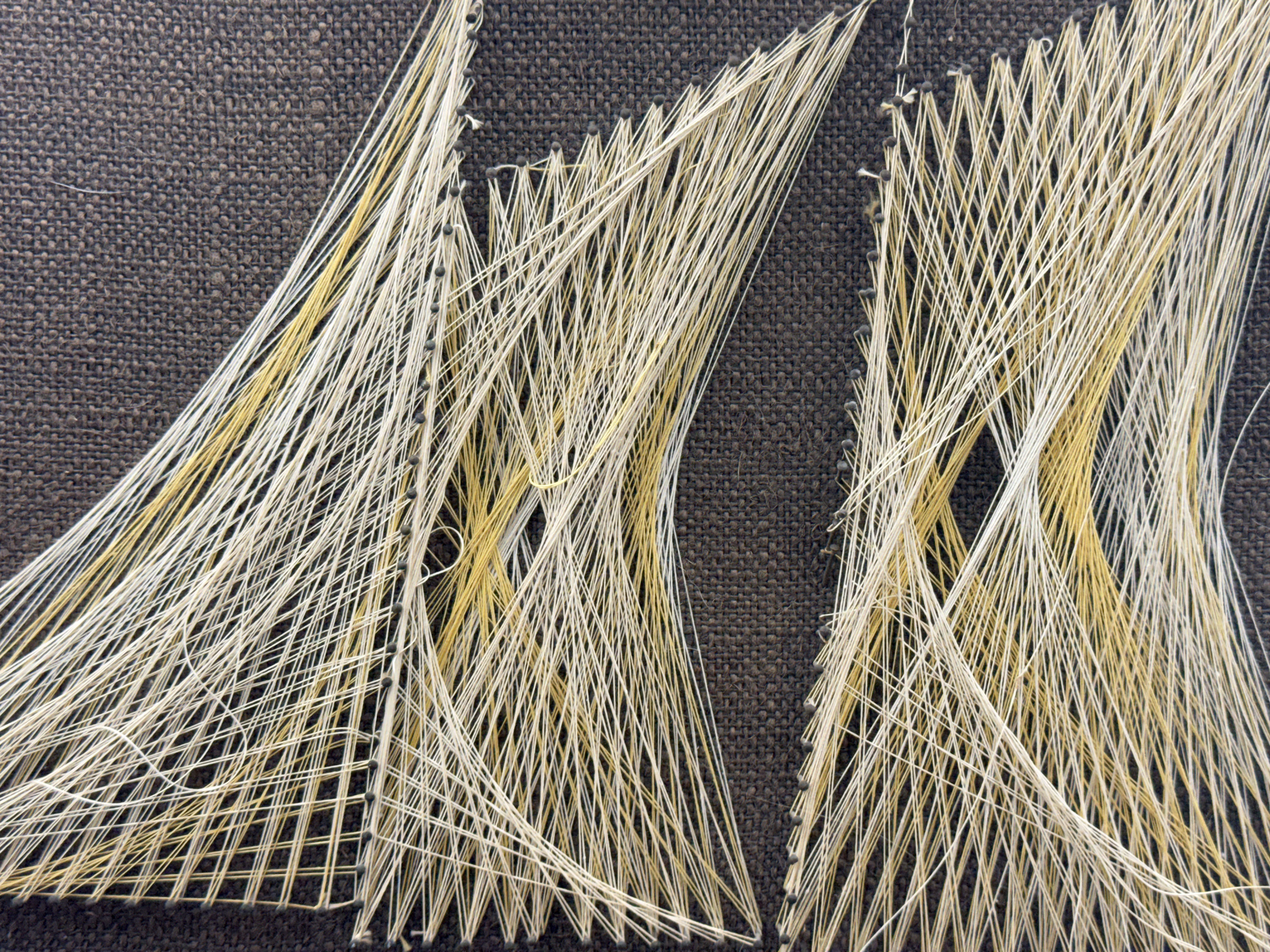 Mid-Century Modern 'Schooner' String Art