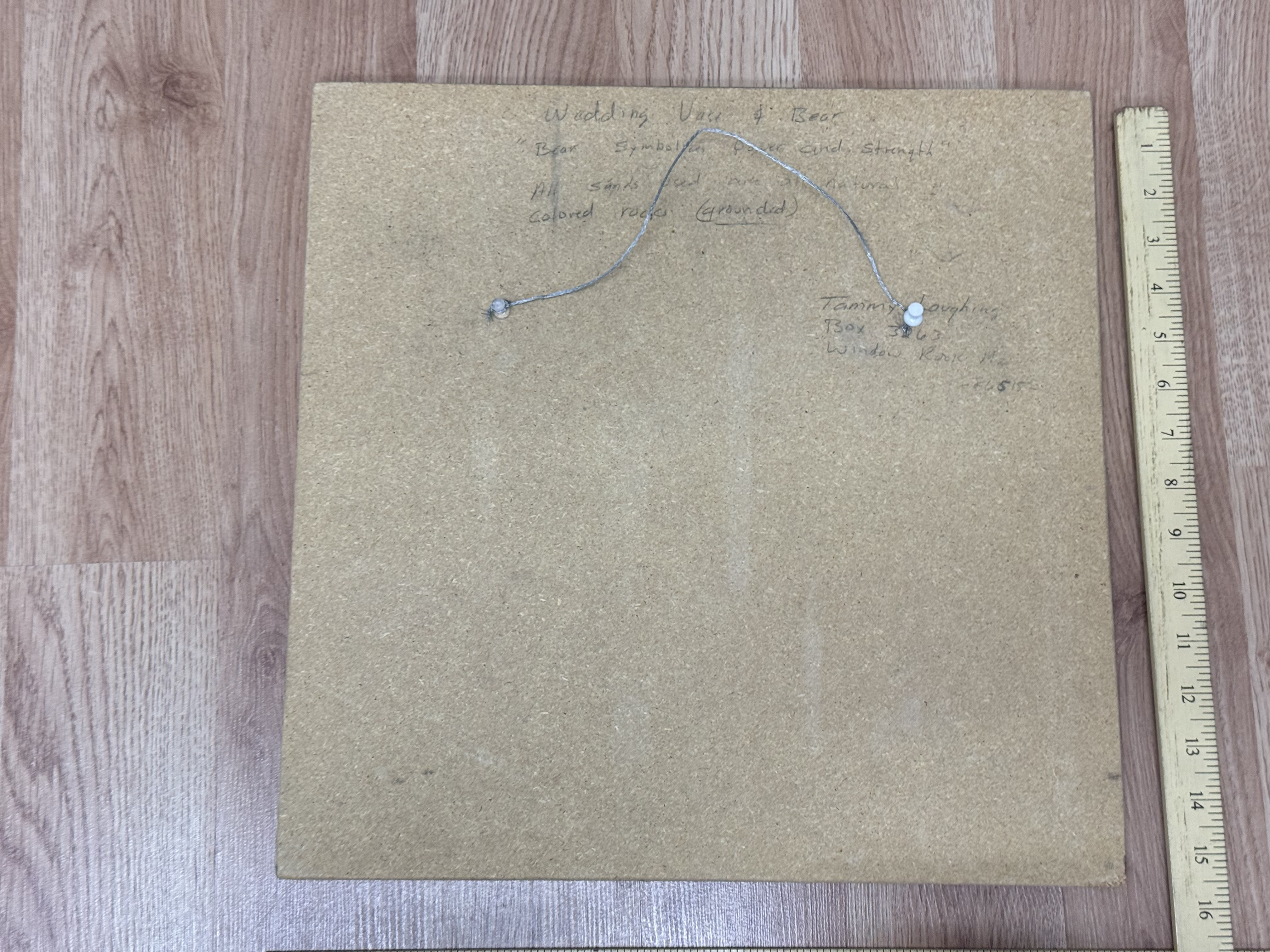 2 Tammy Laughing Sand Painting (Signed)