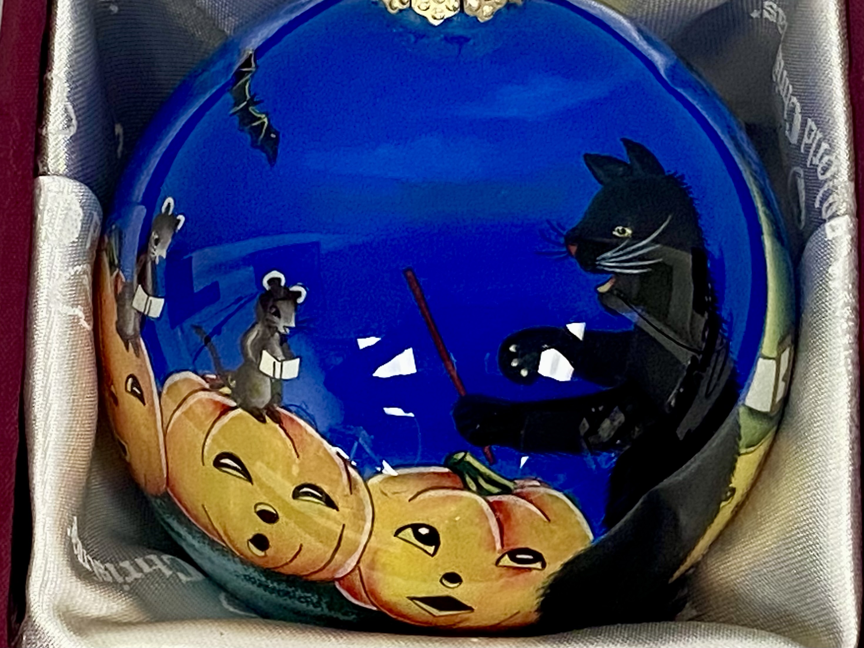 Three Old World Christmas Halloween Ornaments