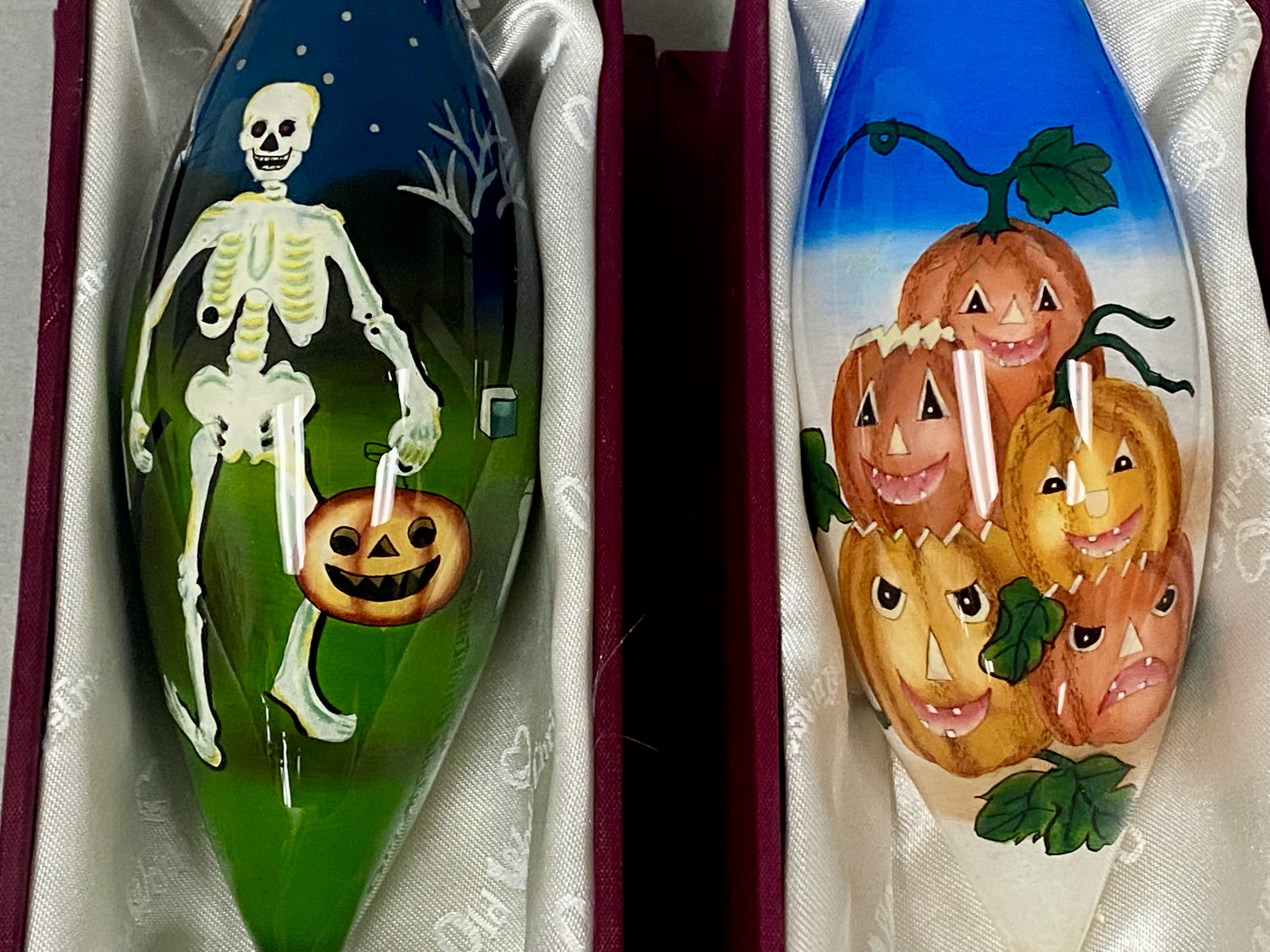Set of Four Old World Christmas Halloween Ornaments