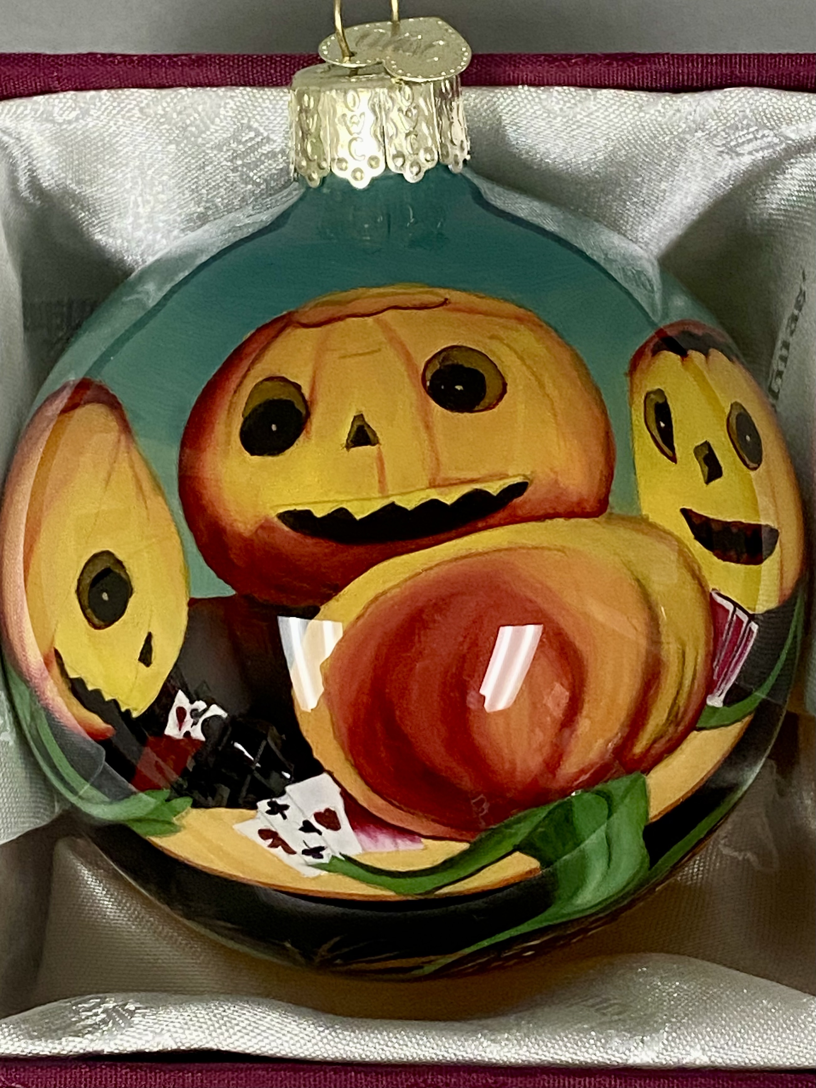 Set of Four Old World Christmas Halloween Ornaments