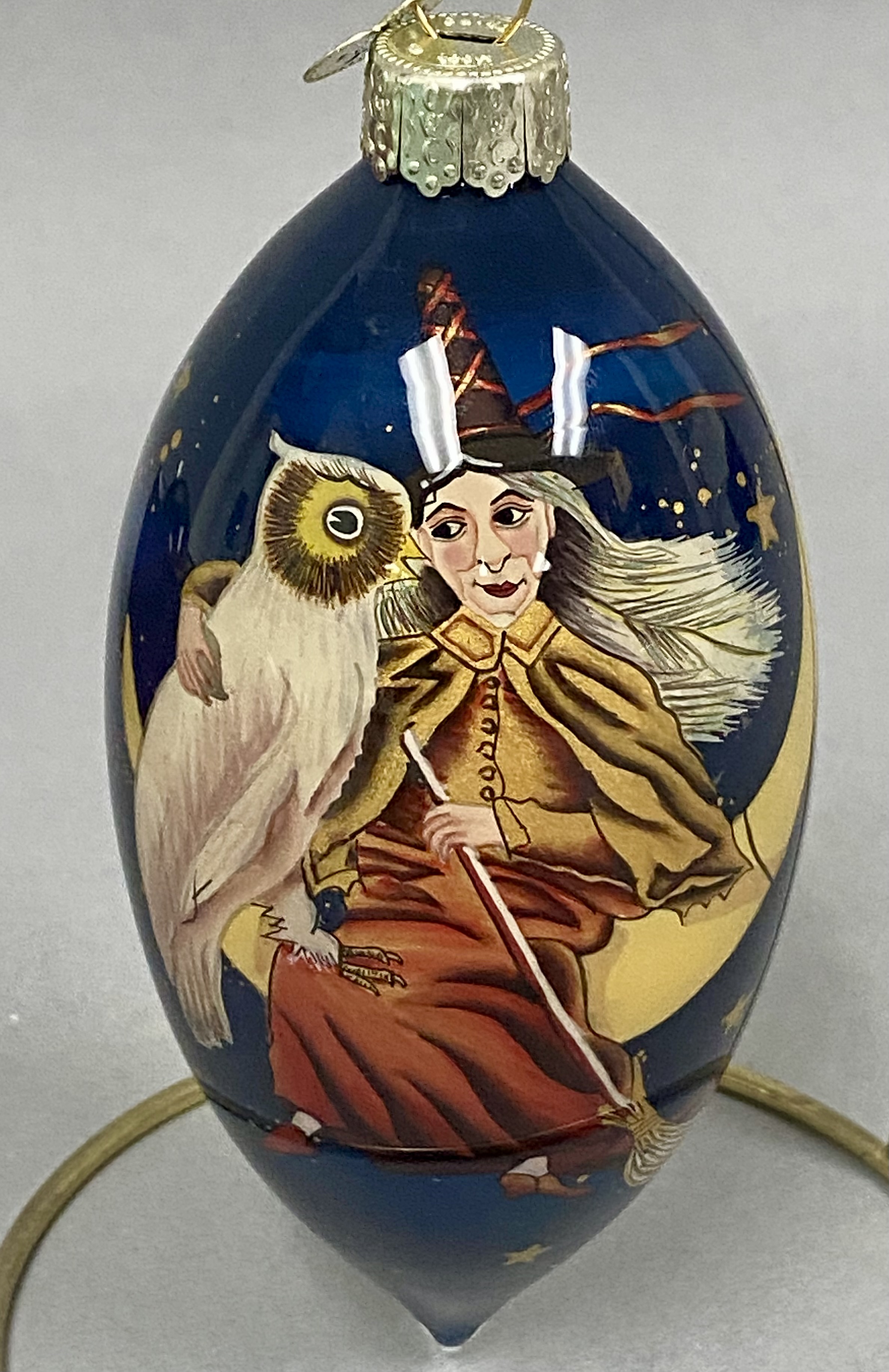 4 OWC Halloween Glass Ornaments