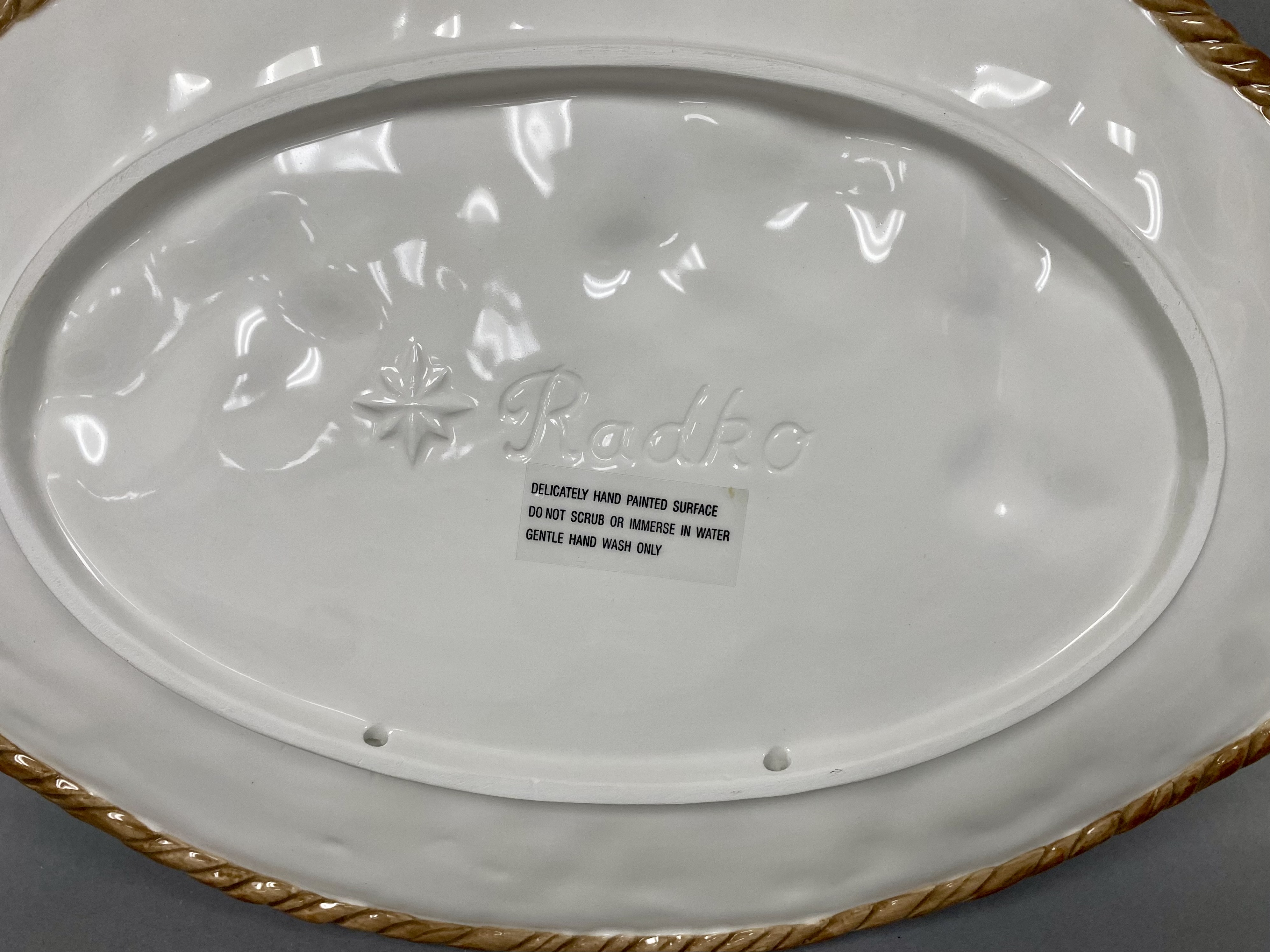 Christopher Radko Fern Meadow Platter