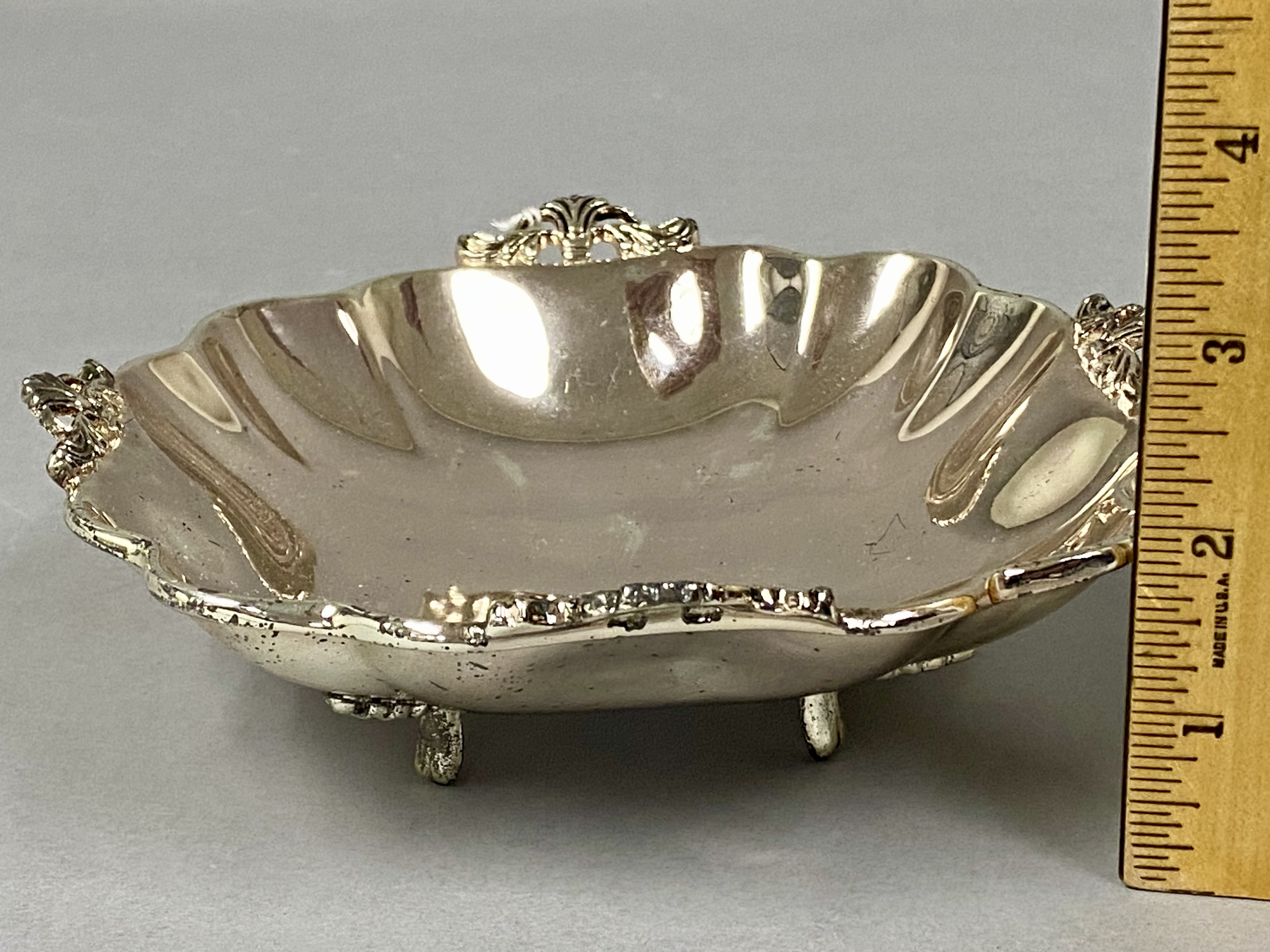 Silver-Plated Bowl and Demitasse Spoons