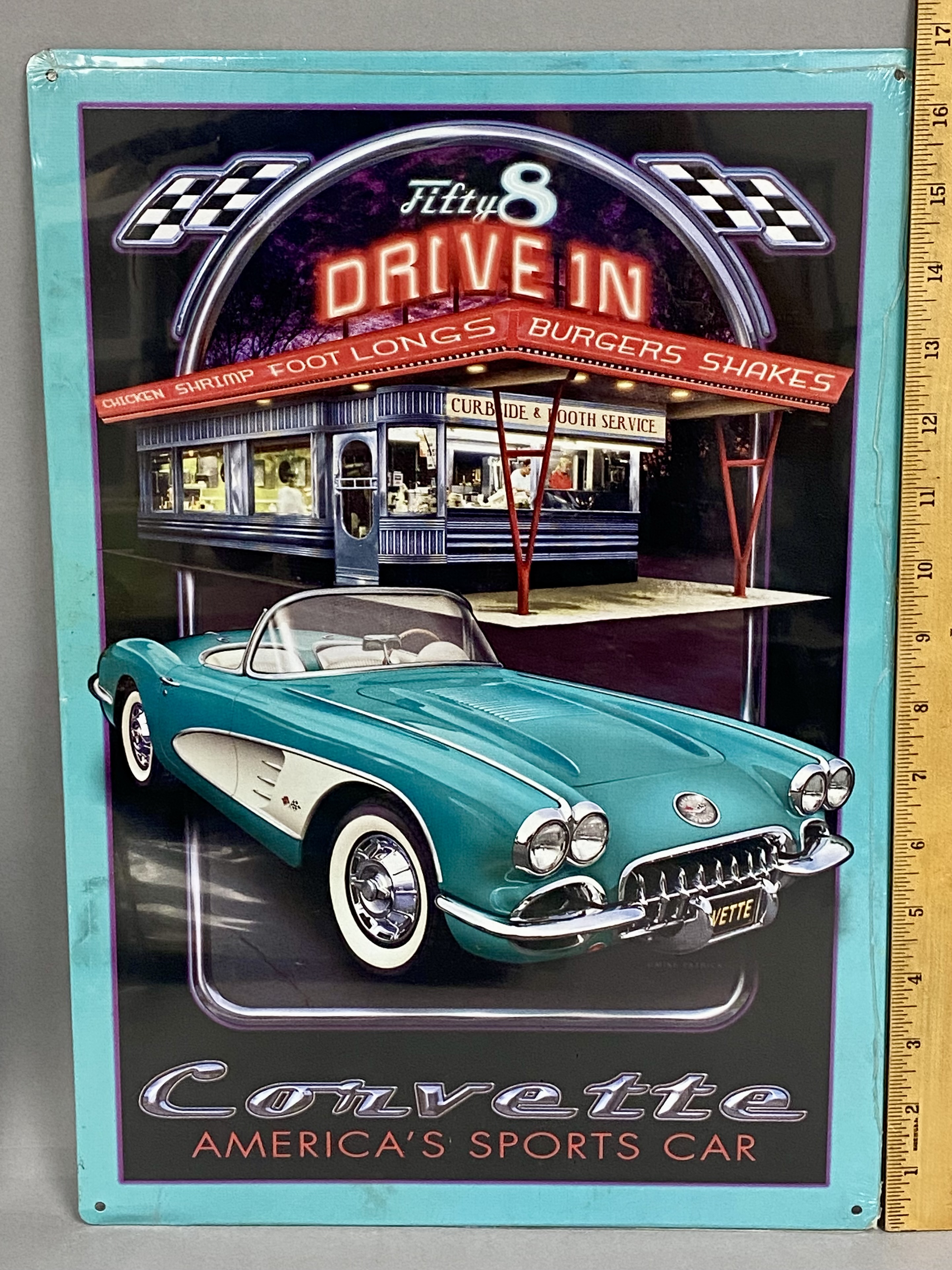 A Trio of Corvette Signs