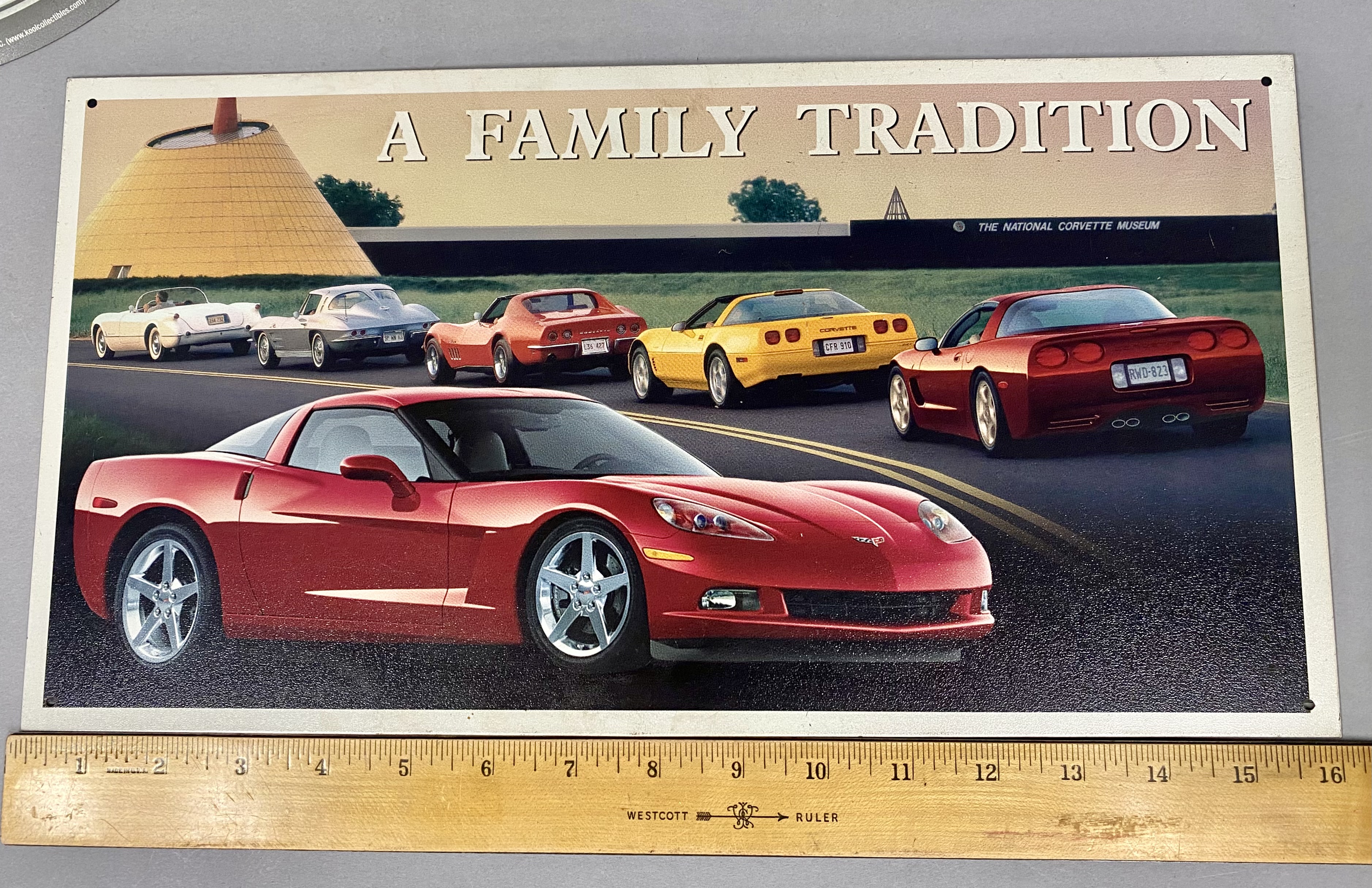 Licensed Chevrolet Corvette Metal Signs