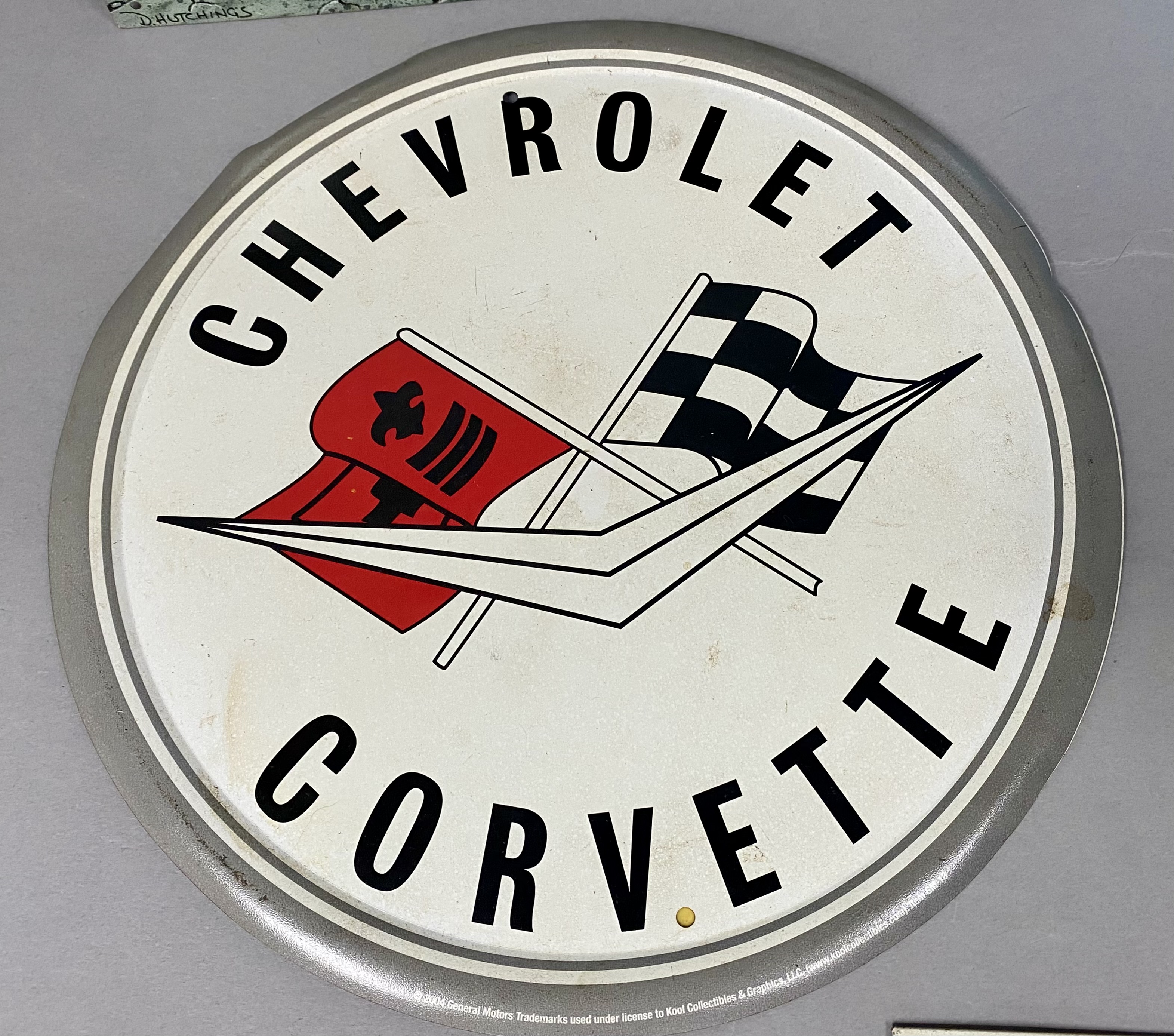 Licensed Chevrolet Corvette Metal Signs
