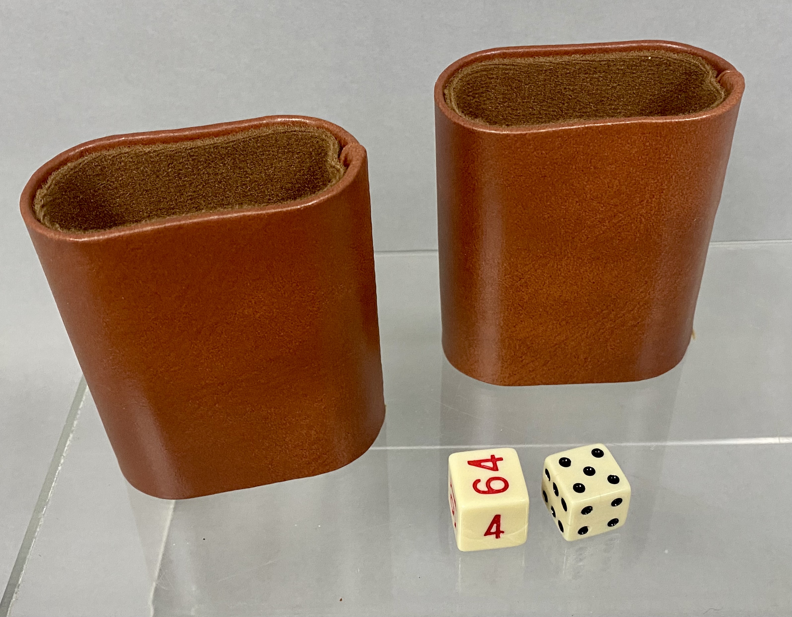 Faux Leather Briefcase Backgammon Set