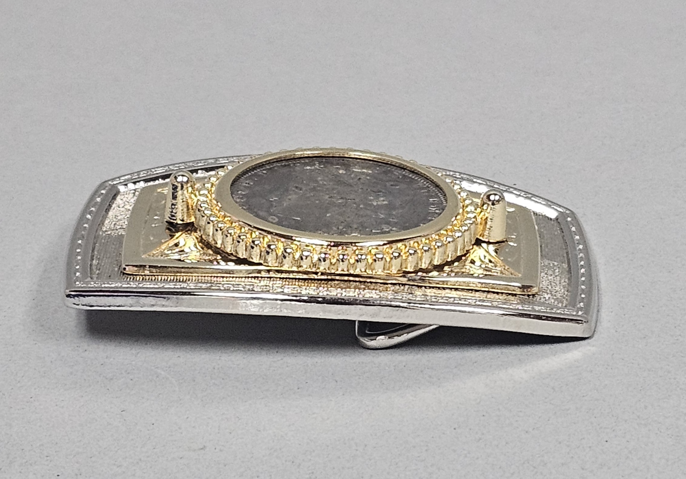 1891 Morgan Silver Dollar Belt Buckle