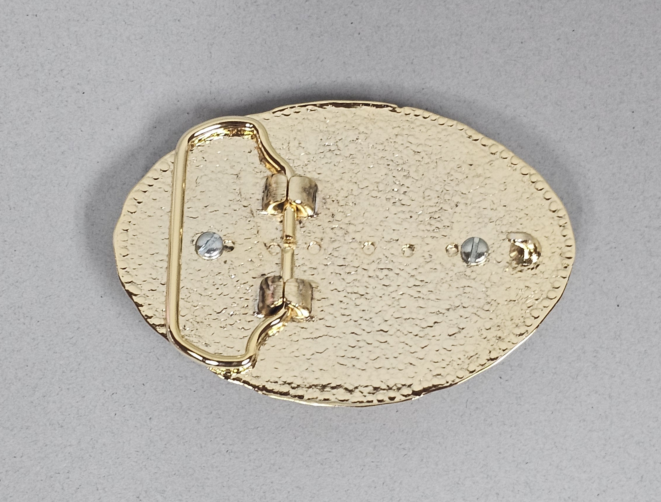 Western Peace Silver Dollar Belt Buckle