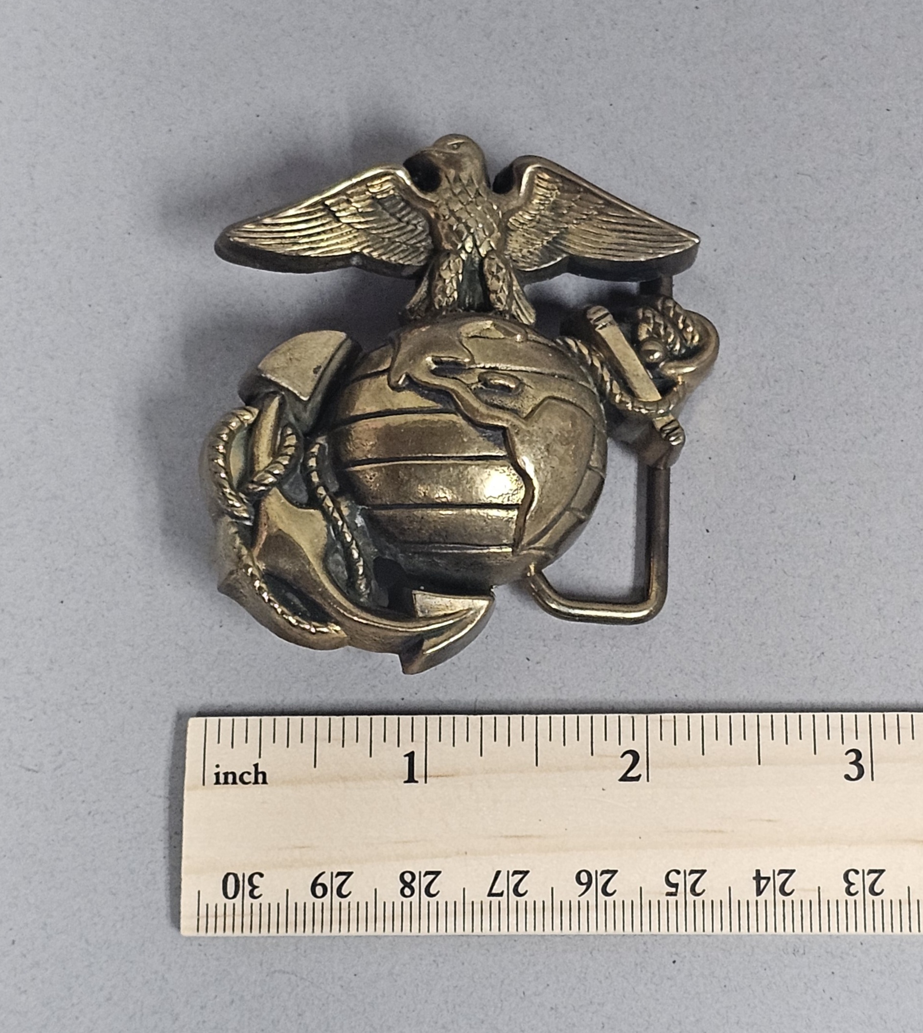 Baron Buckle 1978 USMC Belt Buckle
