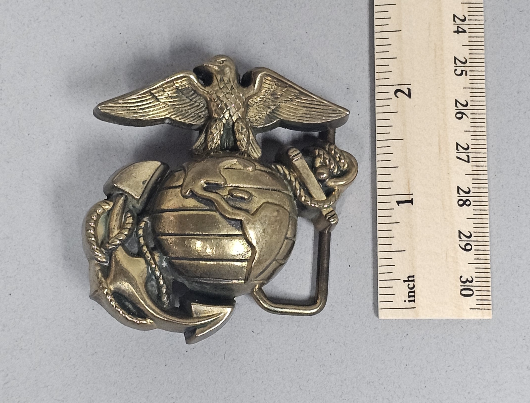 Baron Buckle 1978 USMC Belt Buckle