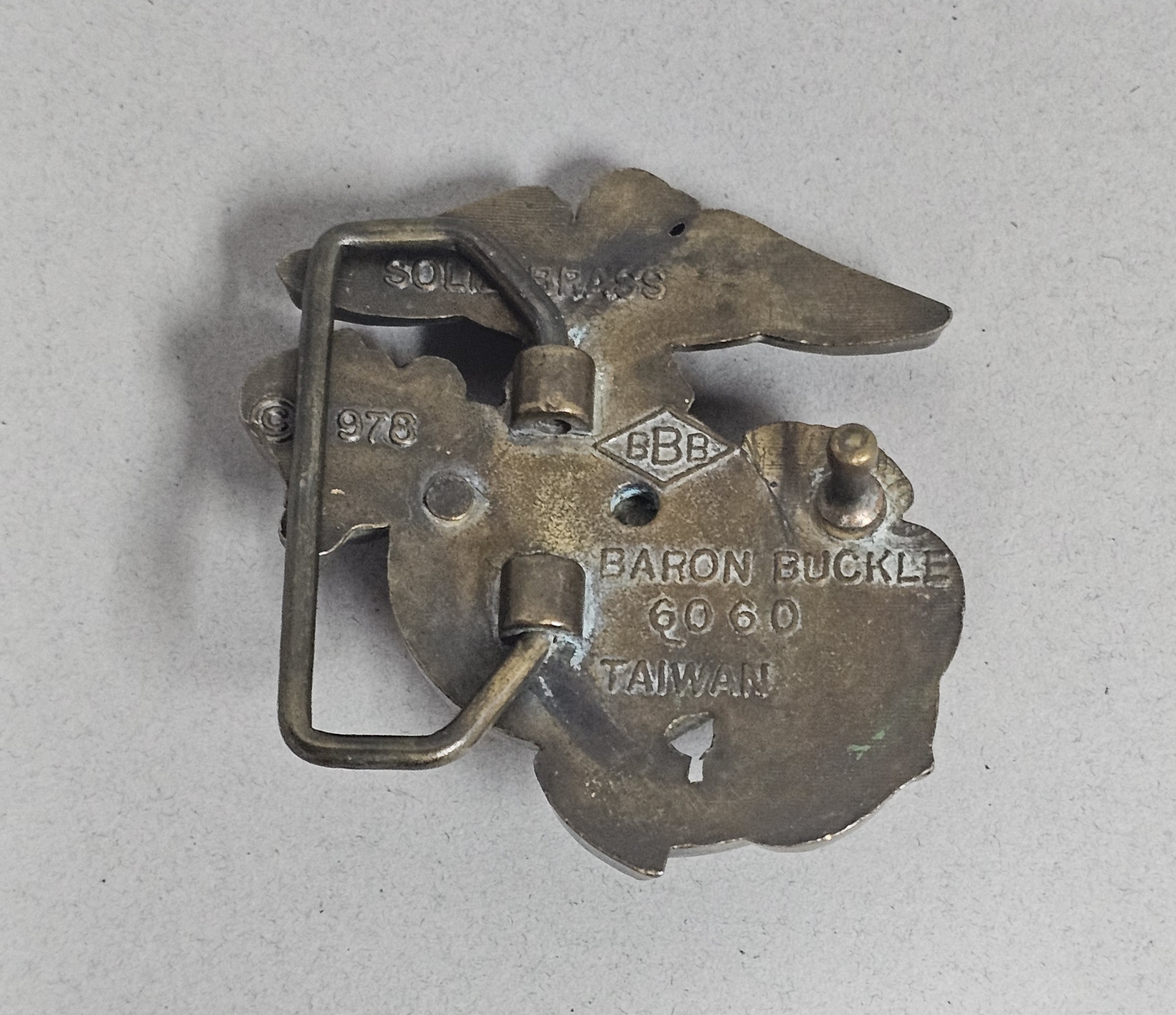 Baron Buckle 1978 USMC Belt Buckle