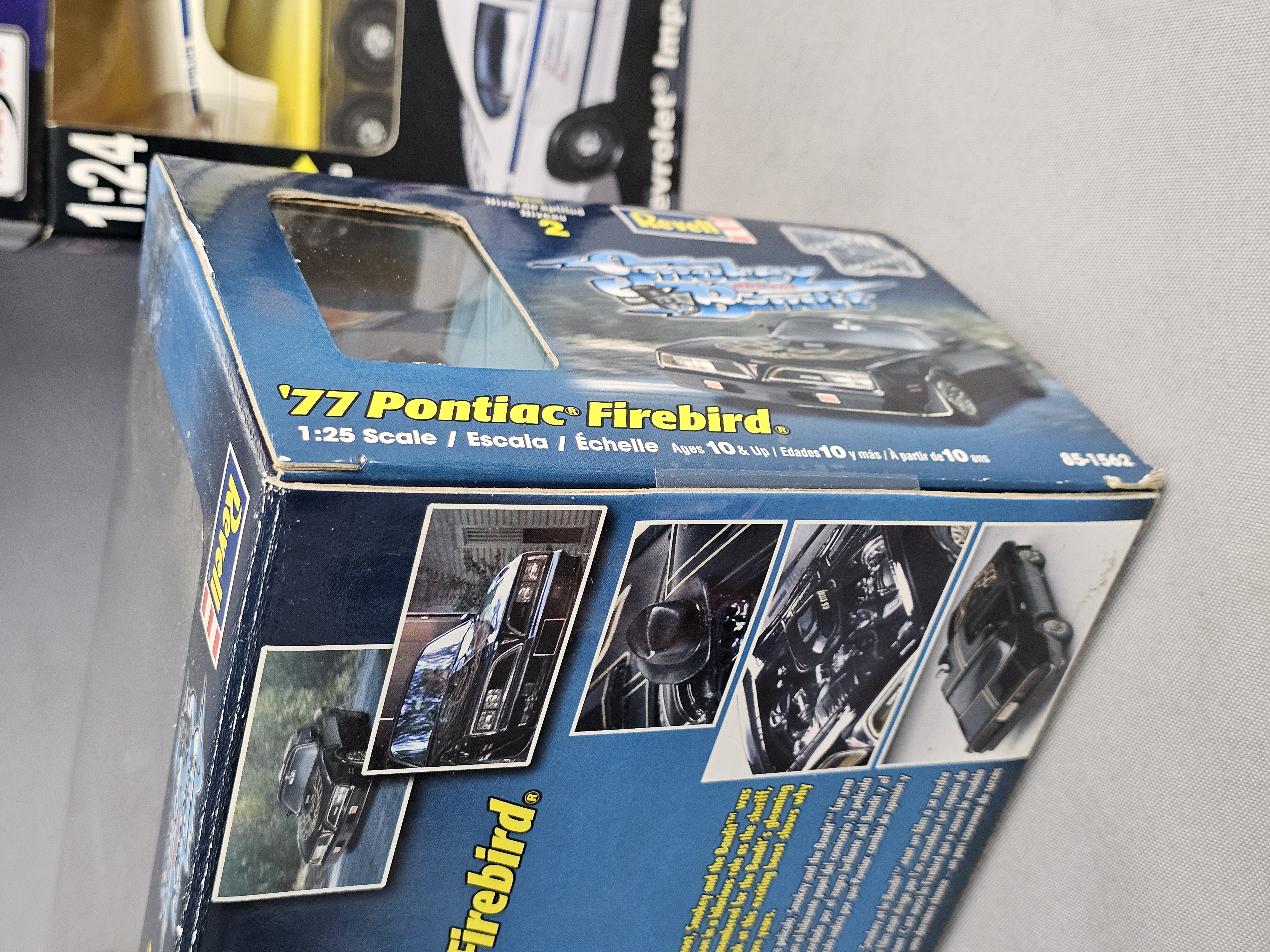 Assortment of Four Model Car Kits