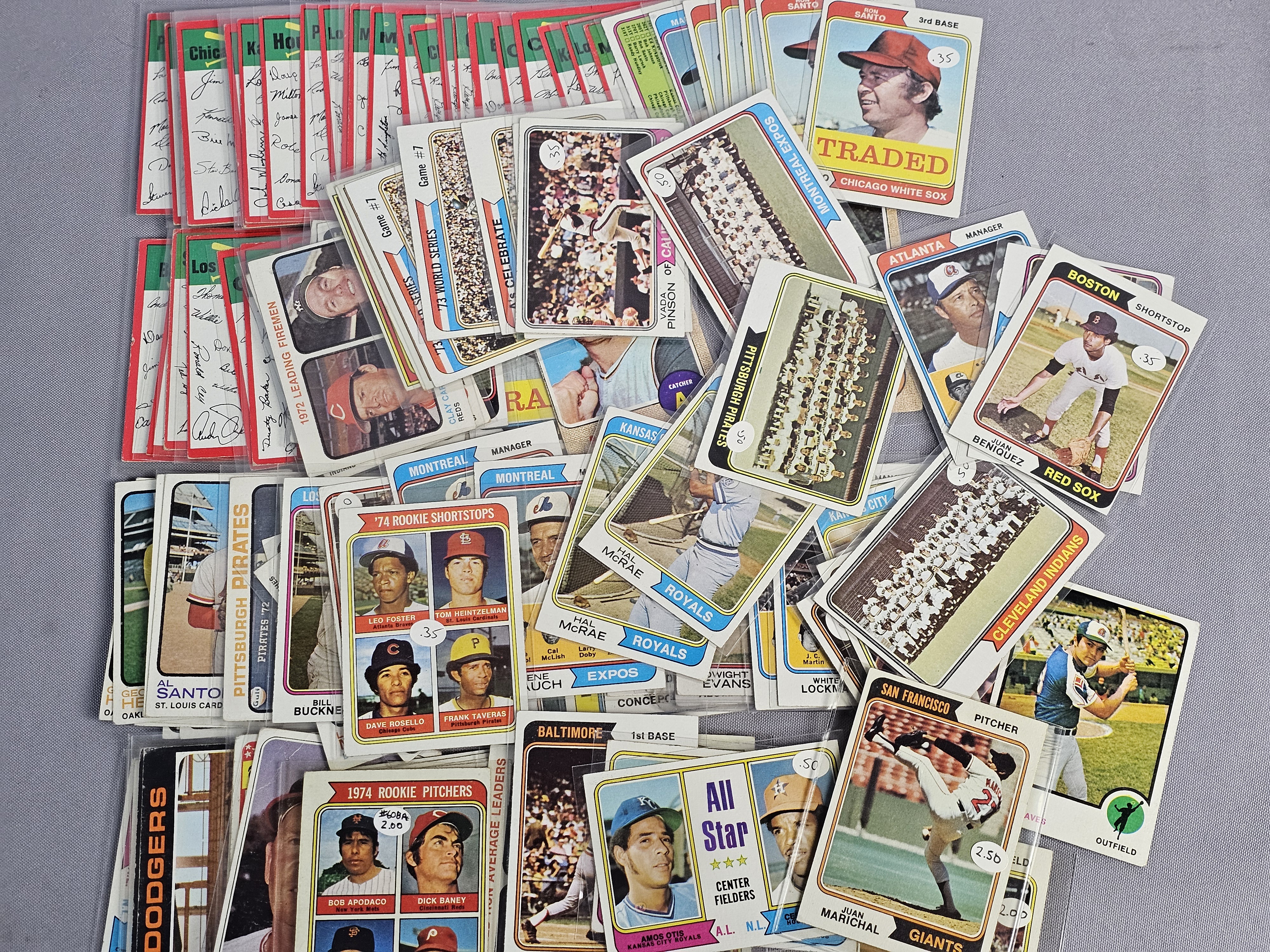 Assortment of 1970s Topps Baseball Cards
