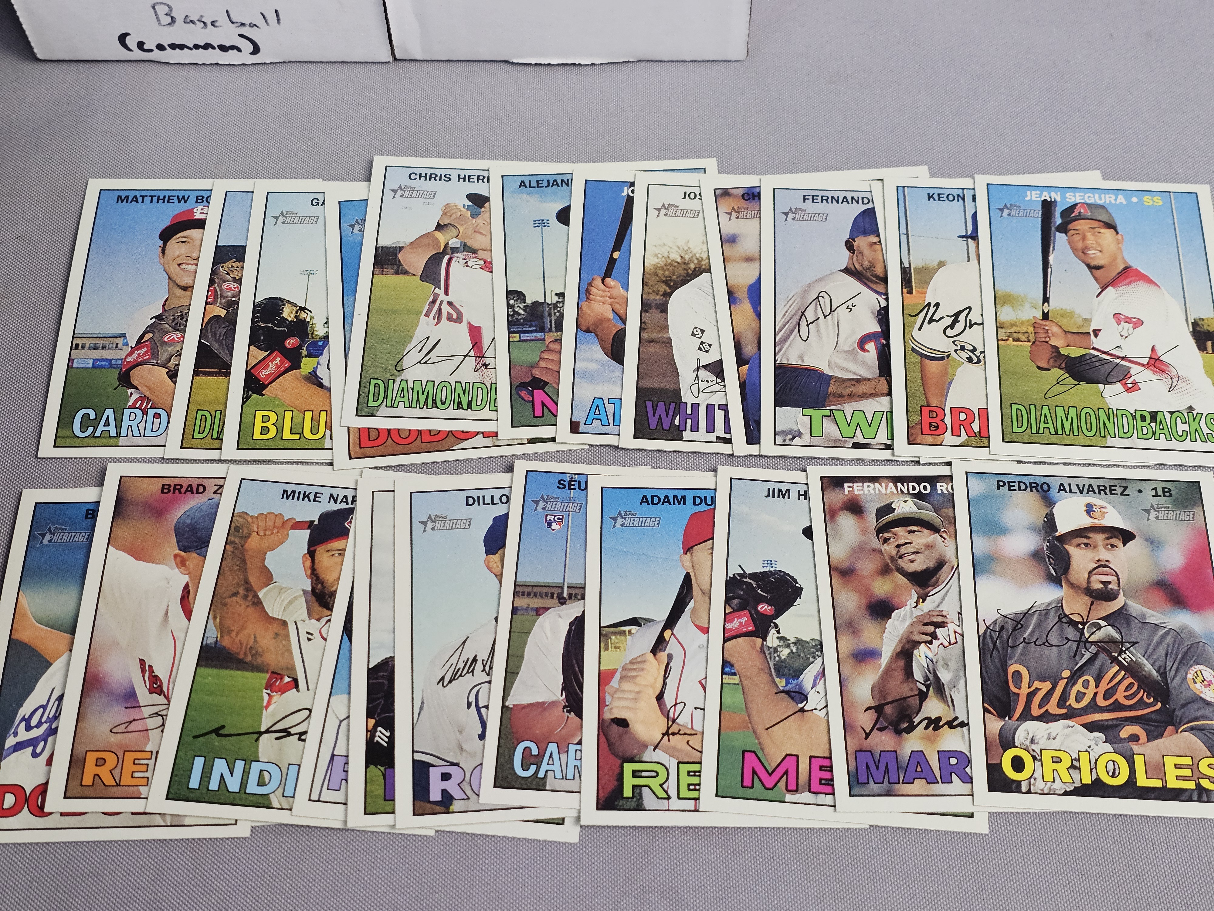 Large Modern Baseball Trading Card Collection