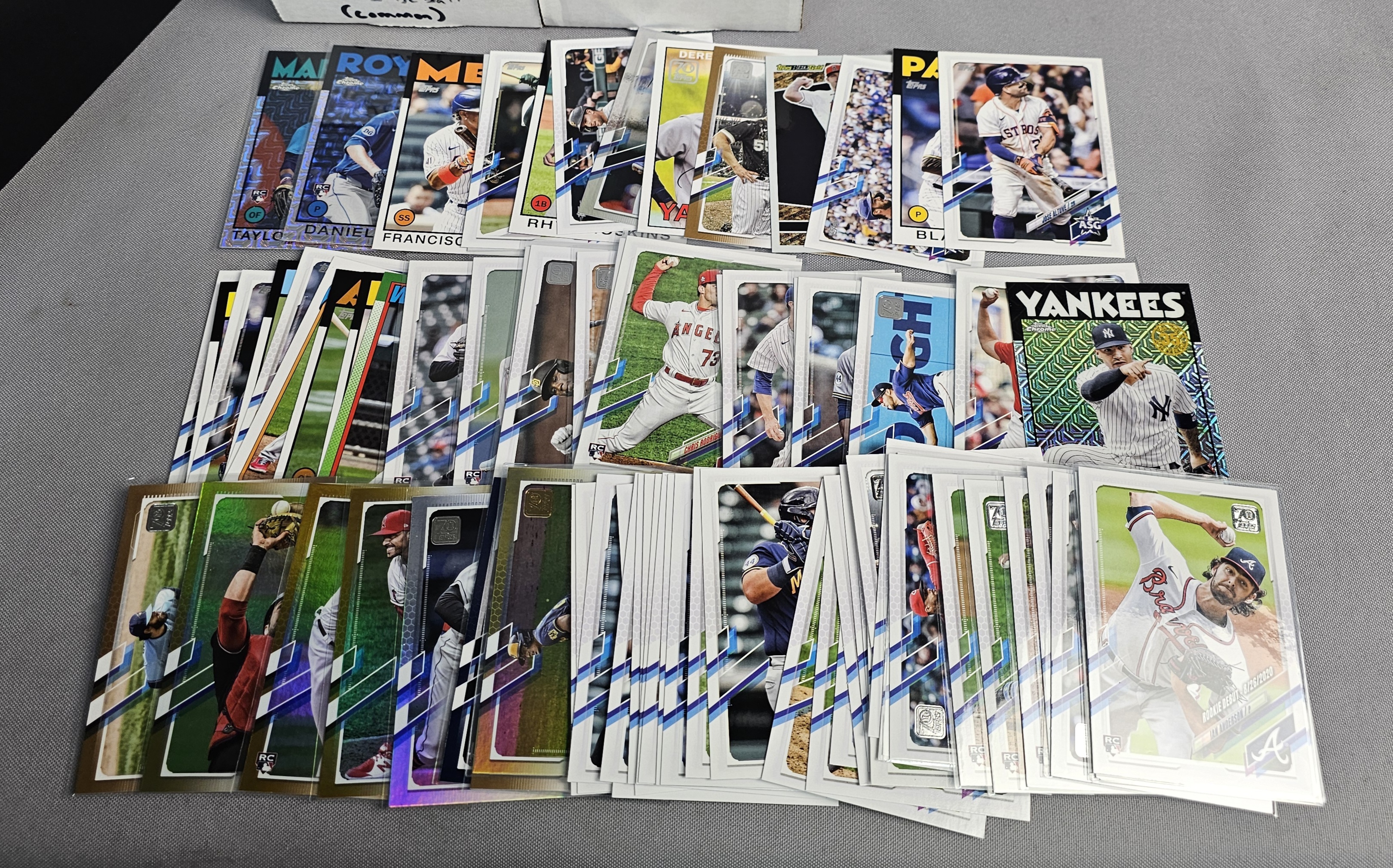 Large Modern Baseball Trading Card Collection