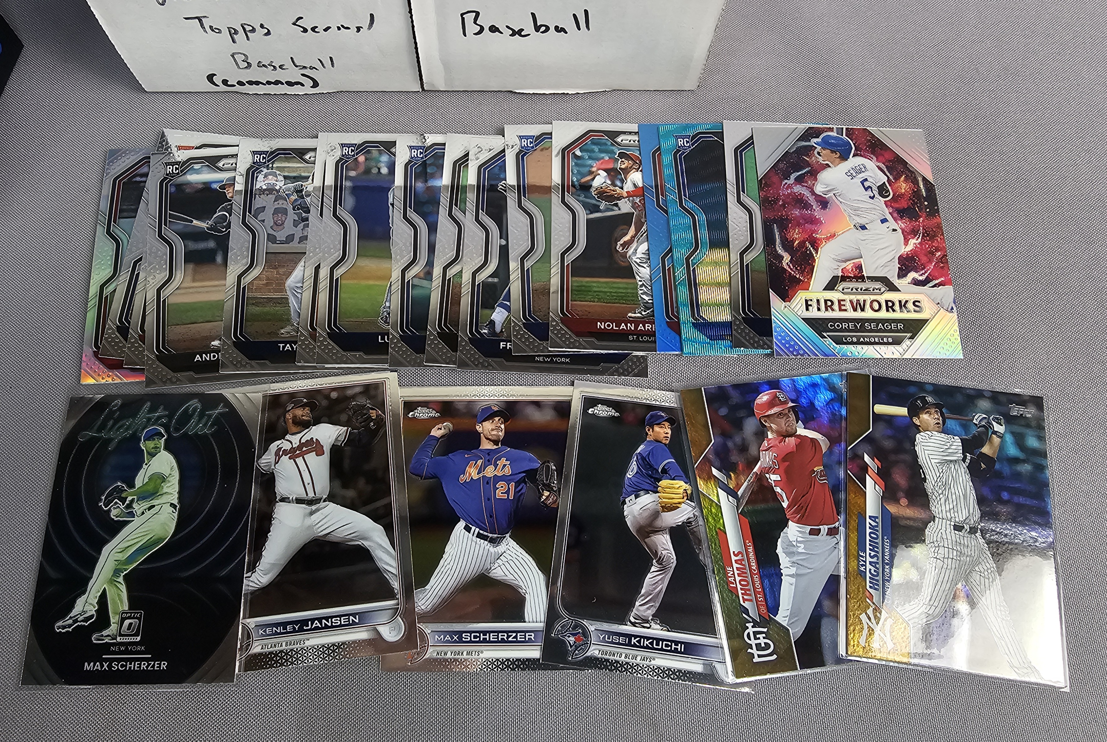 Large Modern Baseball Trading Card Collection