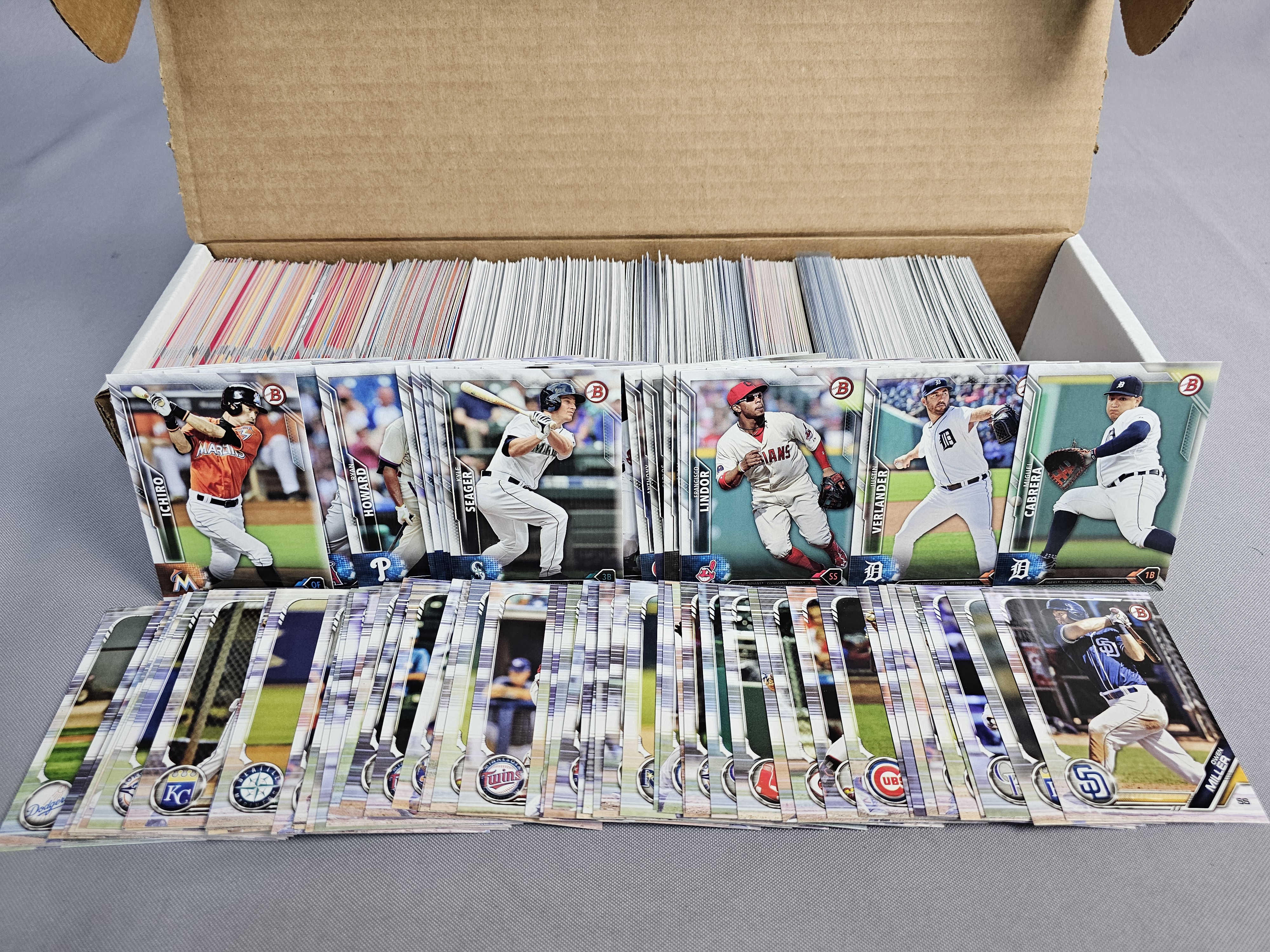 Large Collection of Bowman Baseball Cards