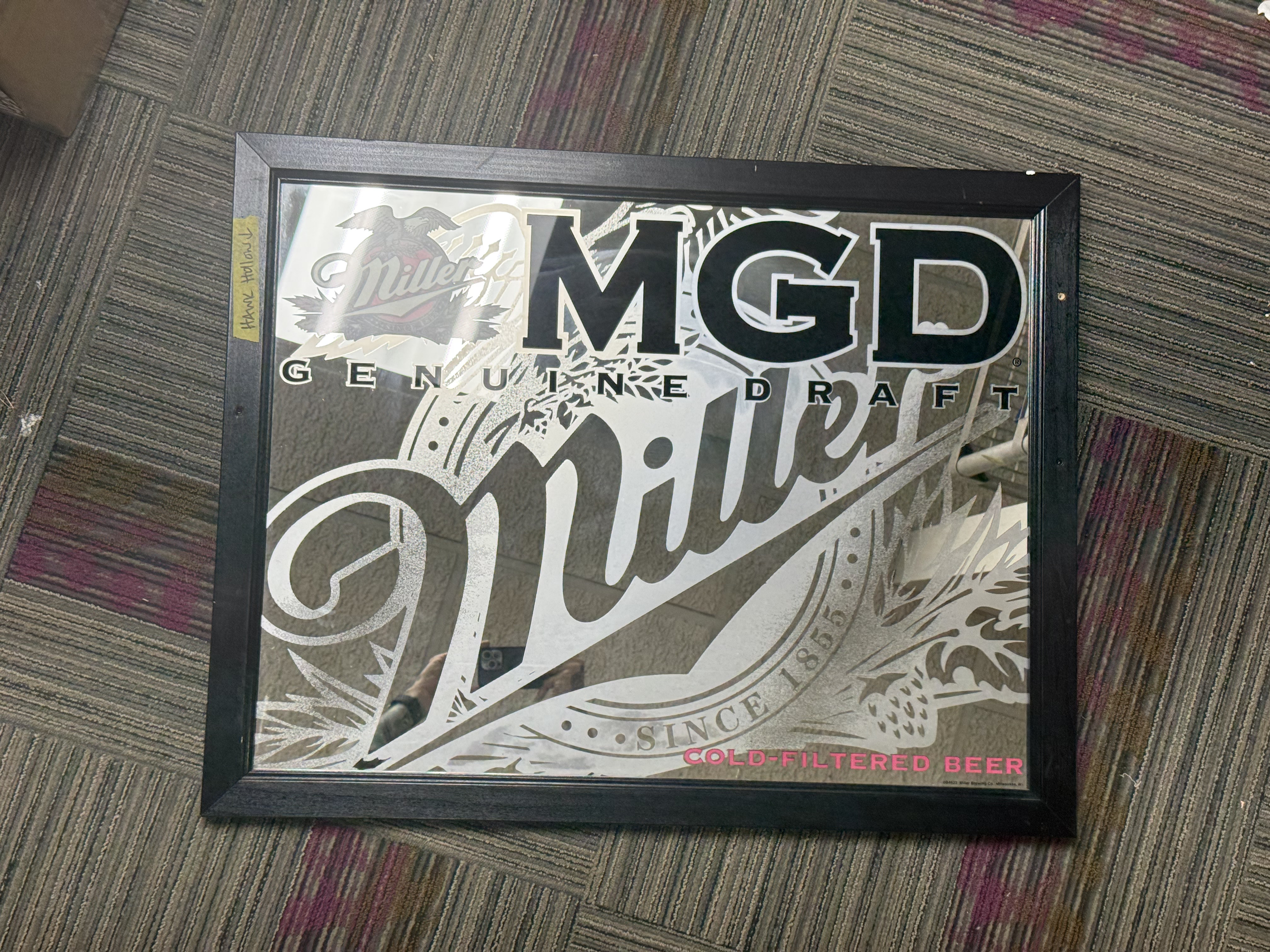 Miller Genuine Draft Advertising Mirror