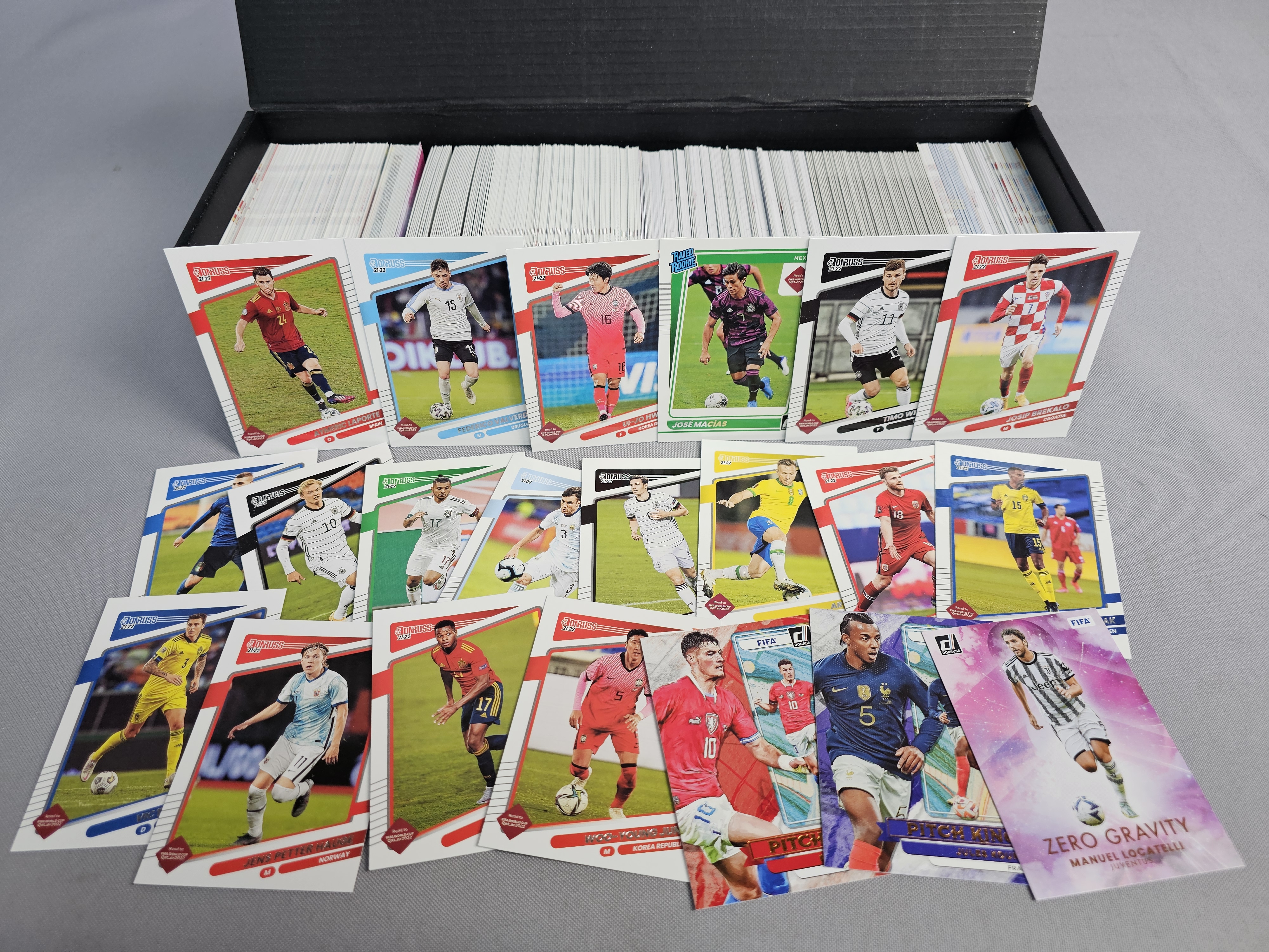 Large Panini and Topps Soccer Card Collection