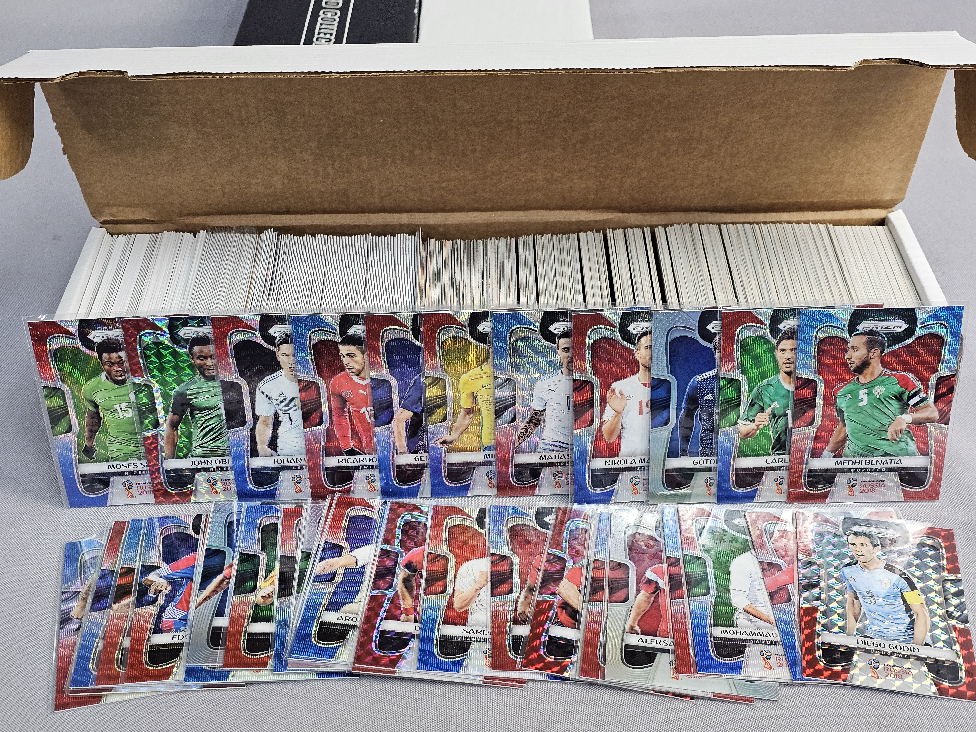 Large Soccer Trading Card Collection