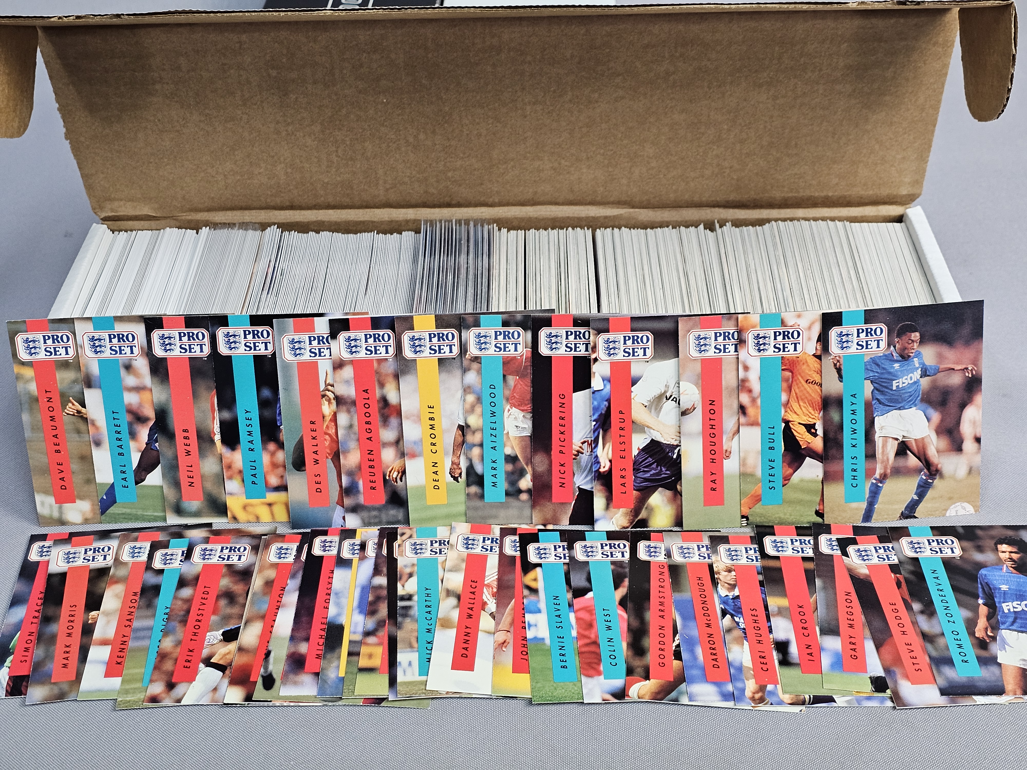 Large Soccer Trading Card Collection