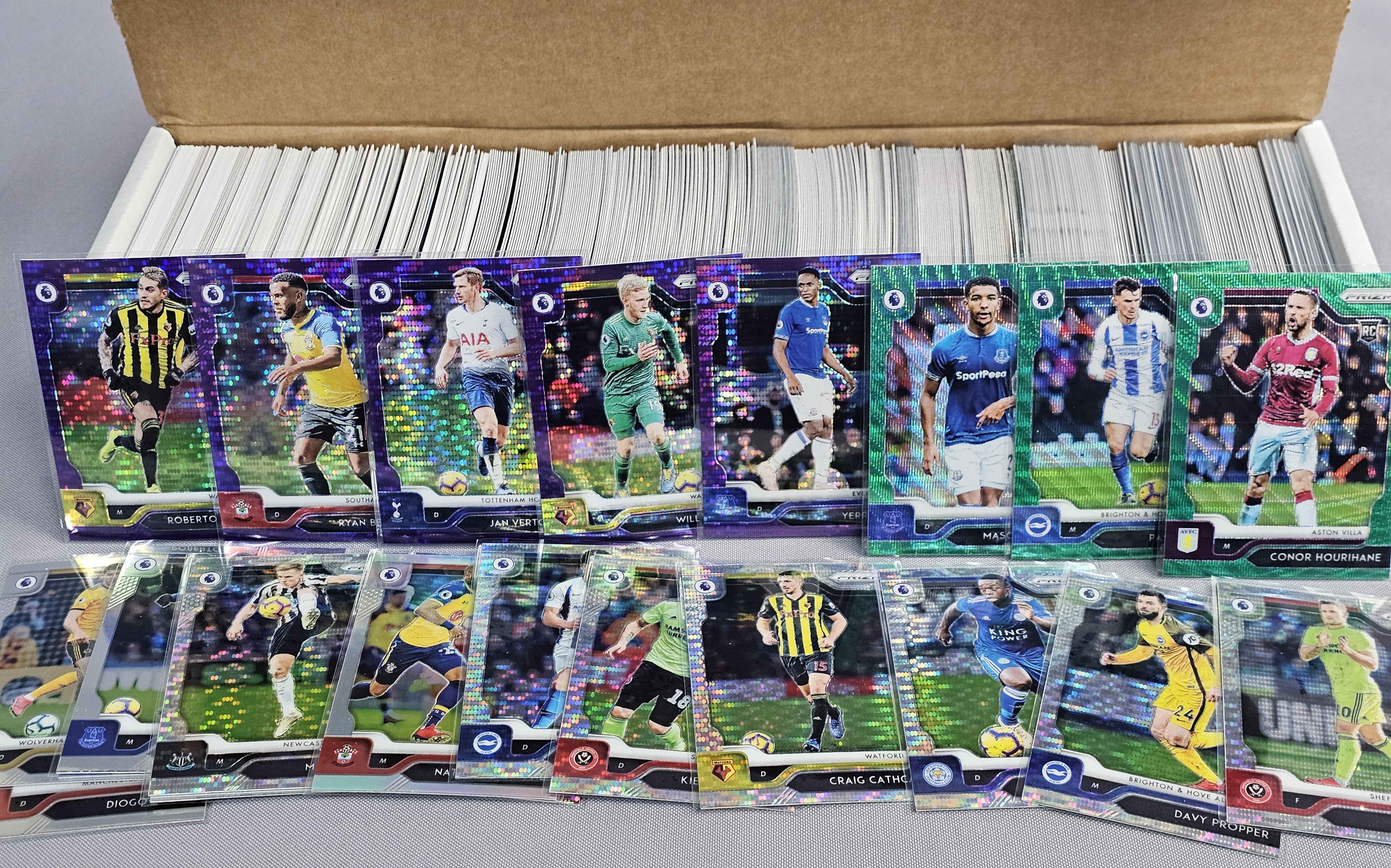 Large Soccer Trading Card Collection