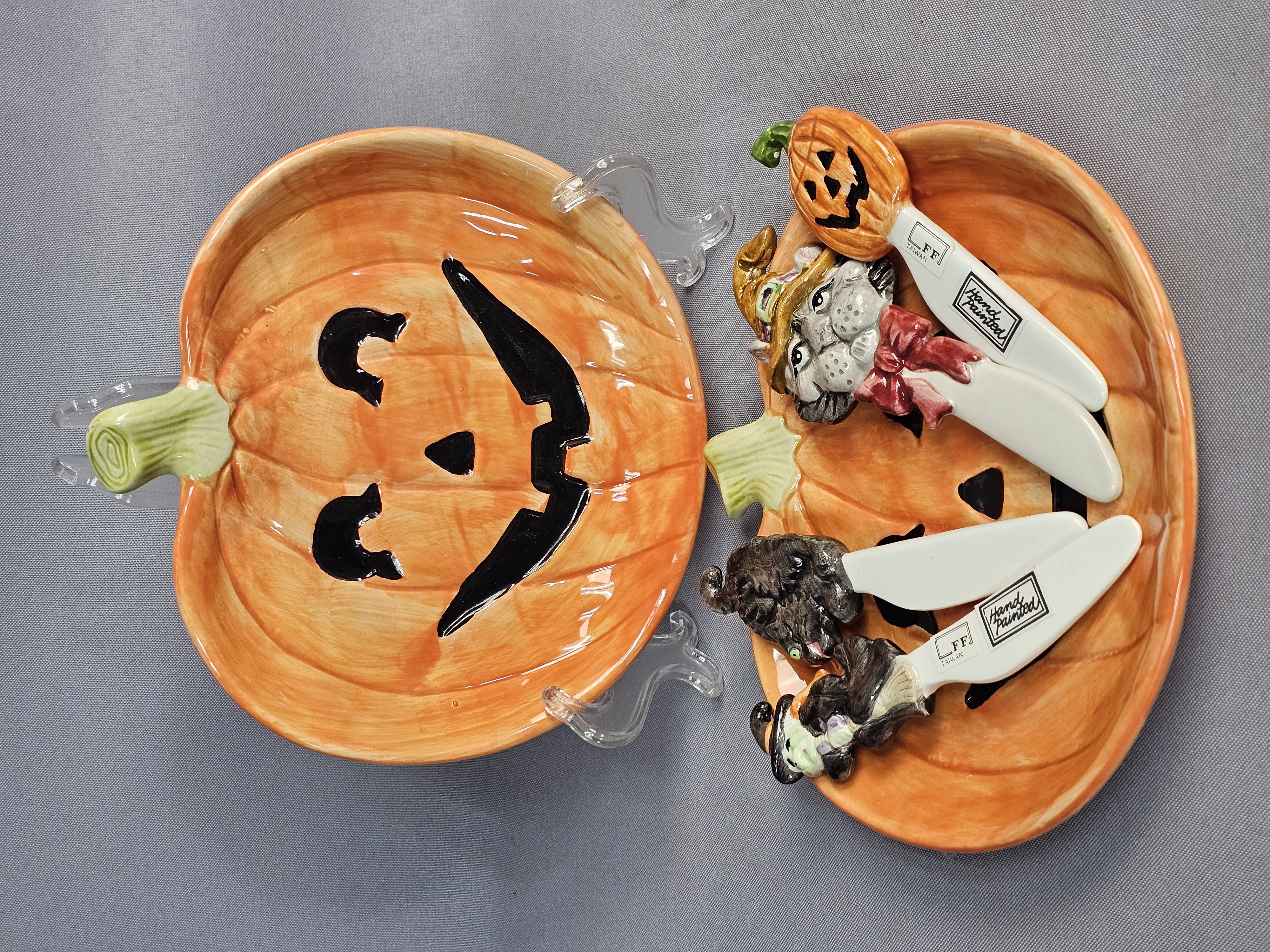 Fitz and Floyd Halloween Serving Set