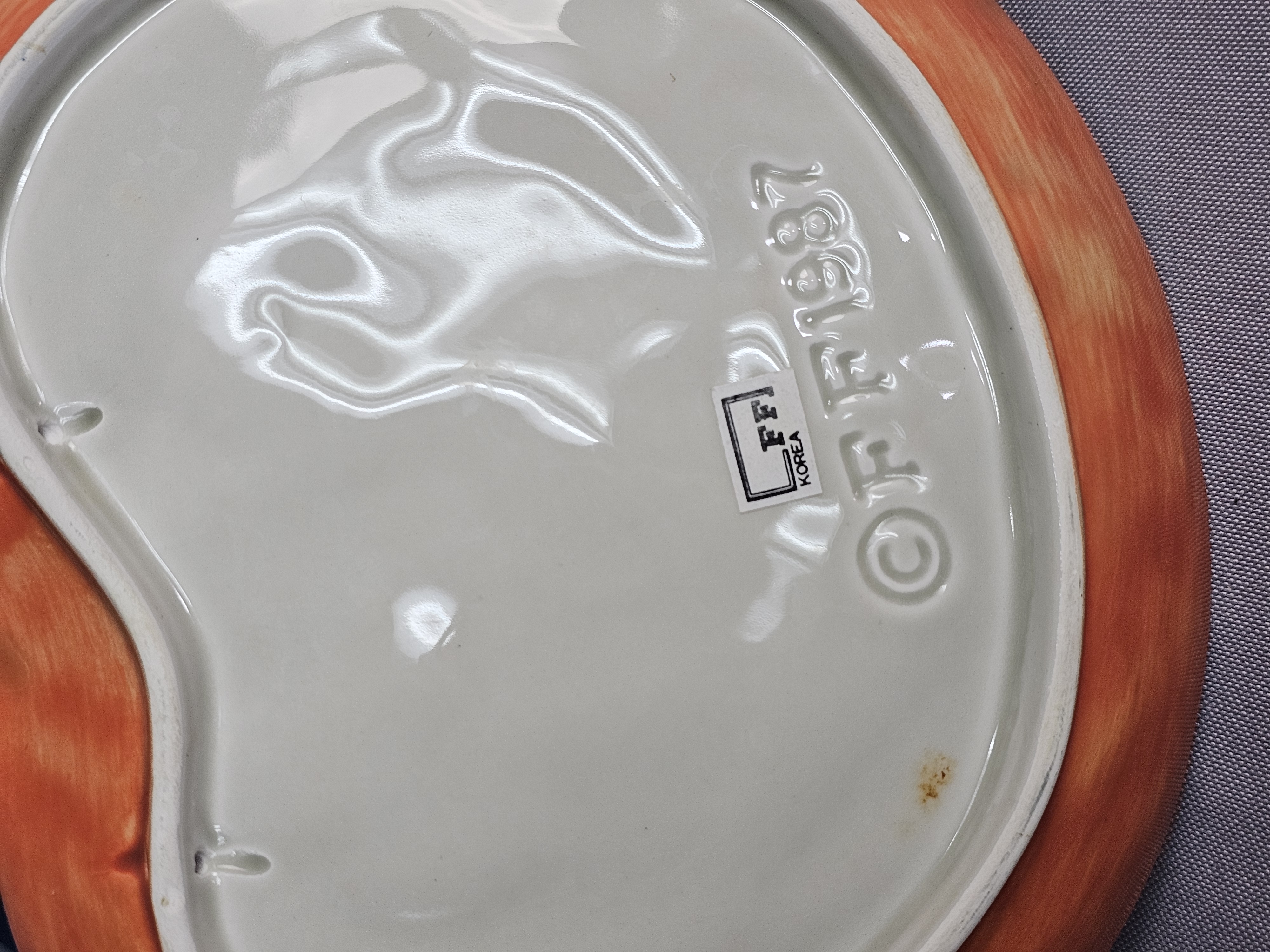 Pair of Fitz and Floyd Jack-O-Lantern Plates