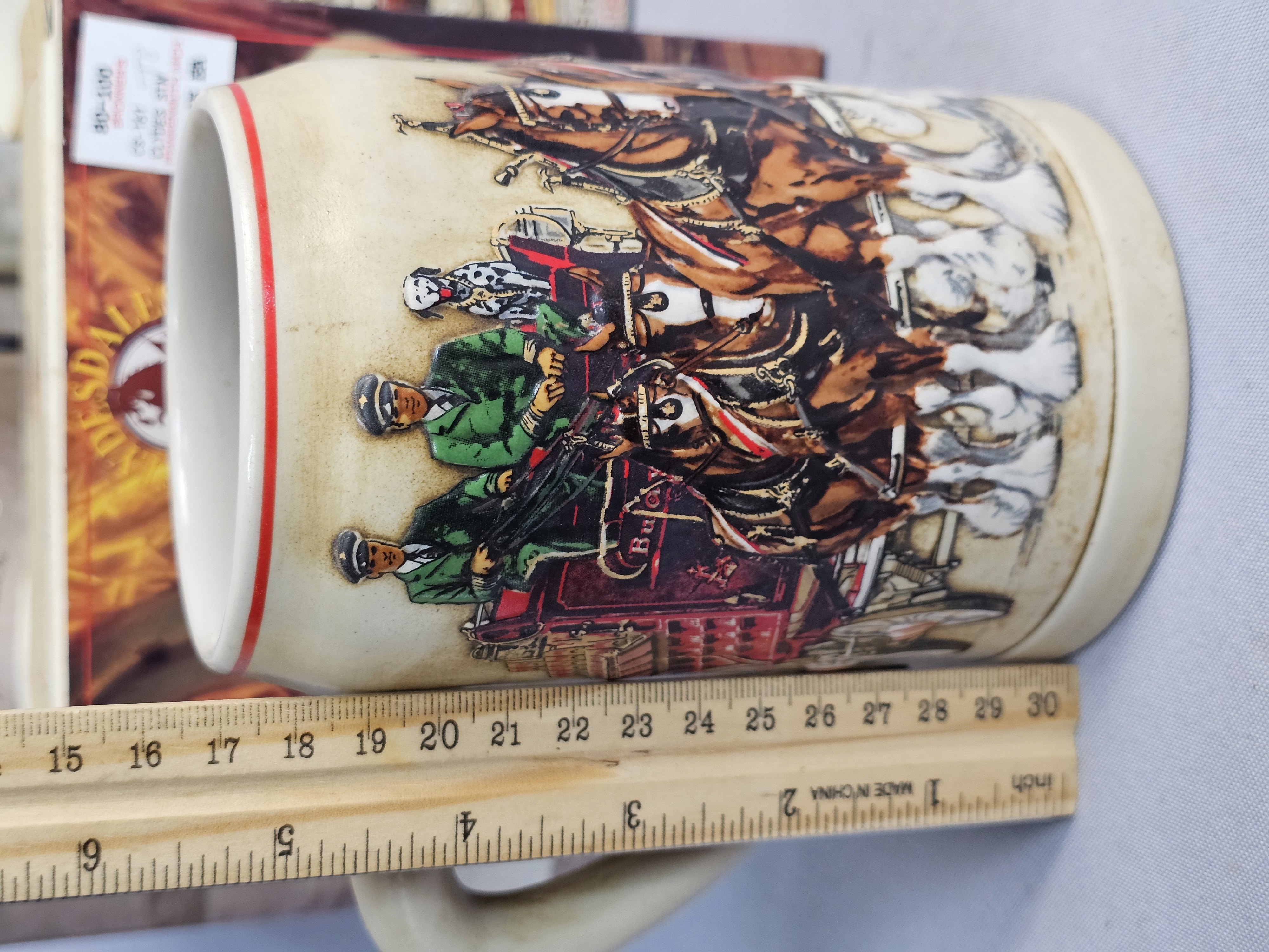 Three Budweiser National Landmark Steins