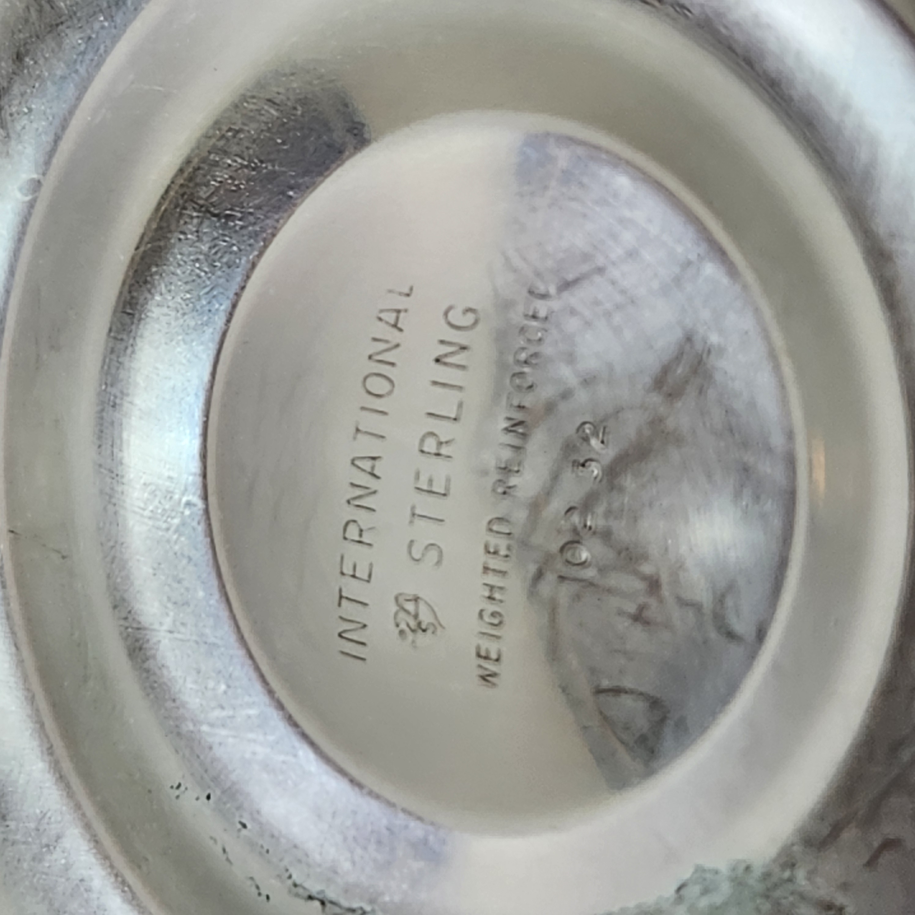 International Sterling Weighted Vessels 12 Ounces