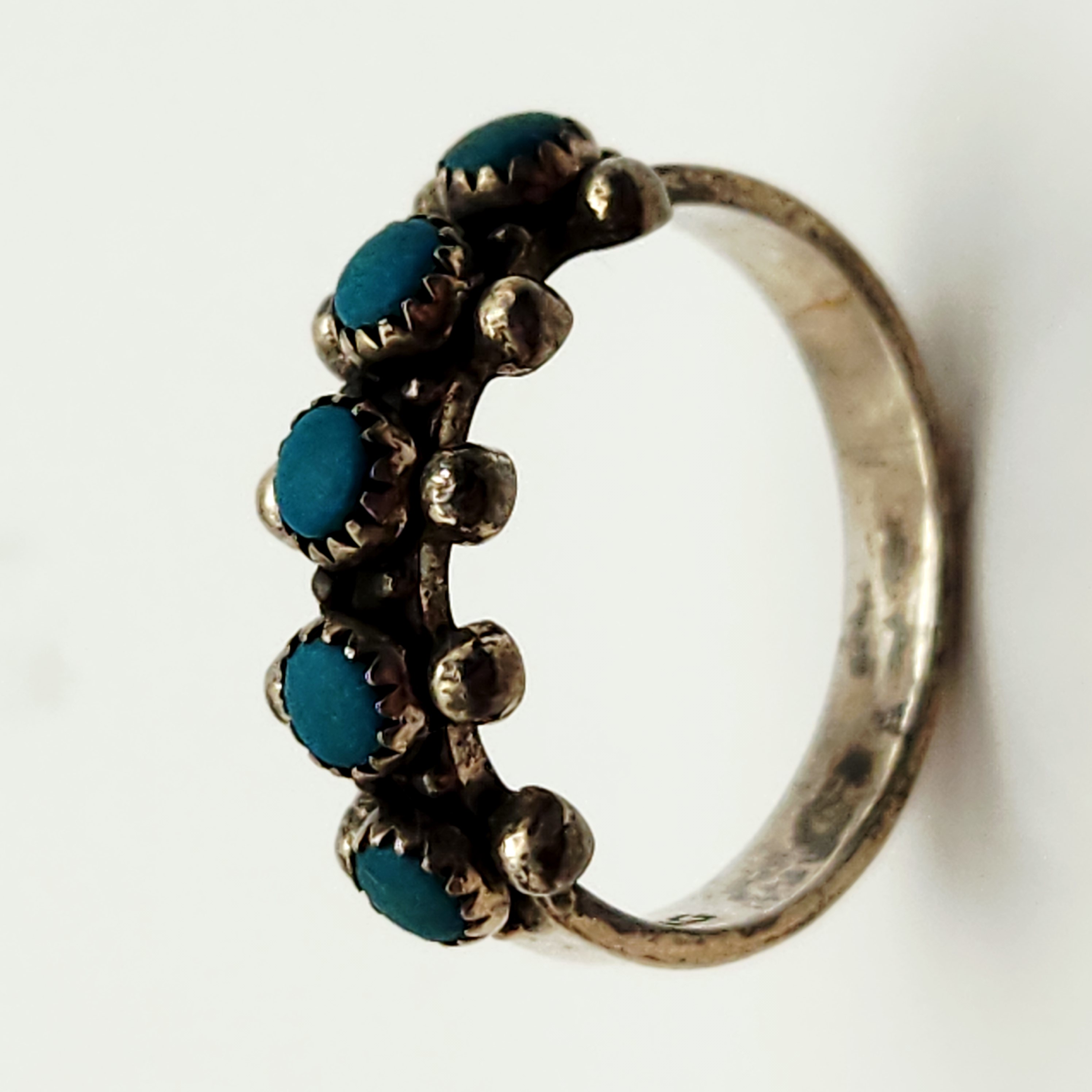 Turquoise Sterling Ring 2.9 Grams