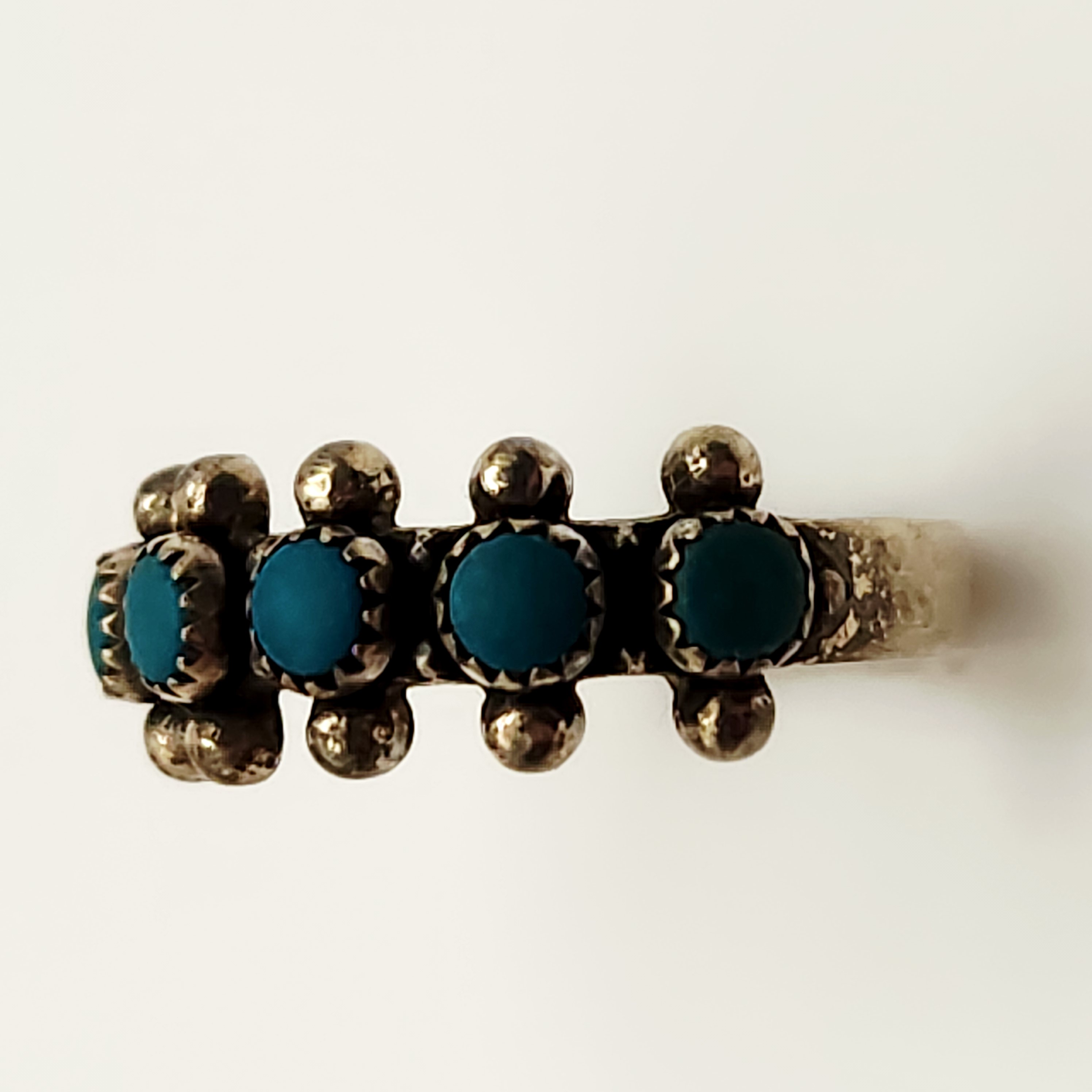 Turquoise Sterling Ring 2.9 Grams