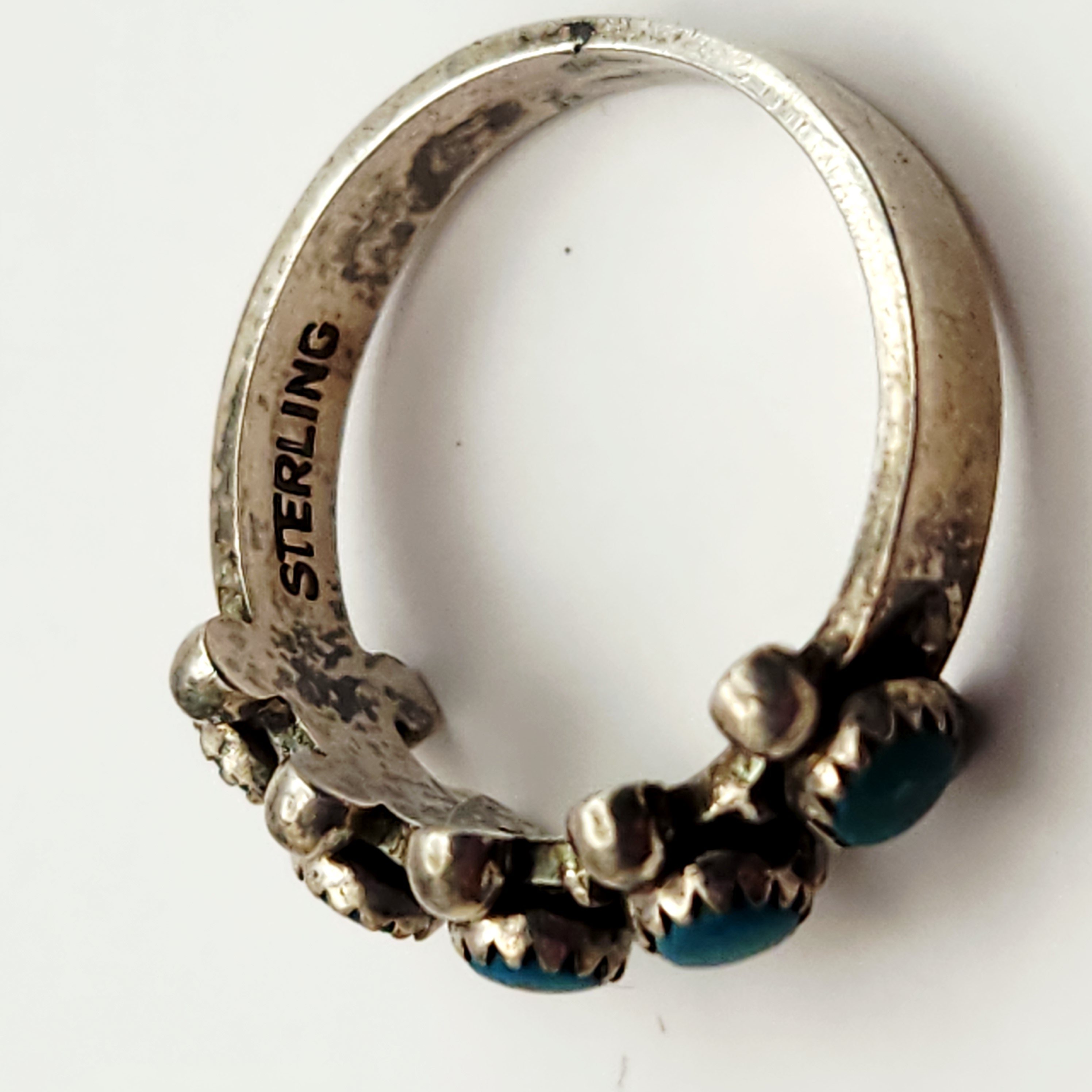 Turquoise Sterling Ring 2.9 Grams